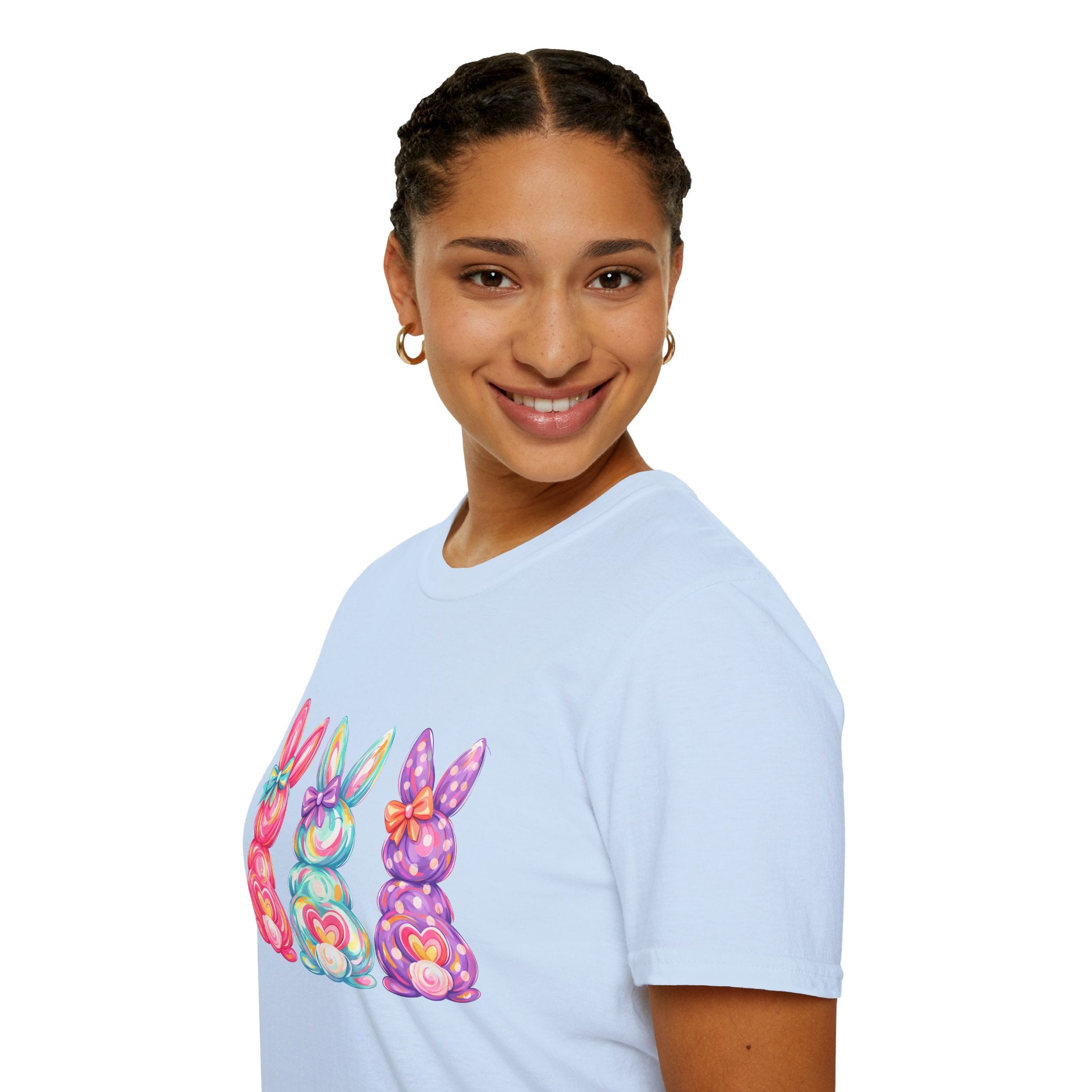 Easter Rainbow Bunny Trio T-Shirt