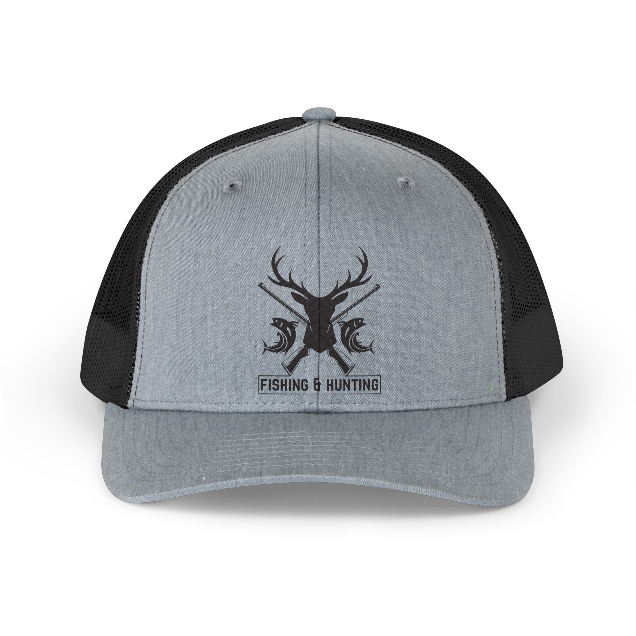 Retro Deer Skull Trucker Hat — Fishing & Hunting Outdoor Mesh Cap