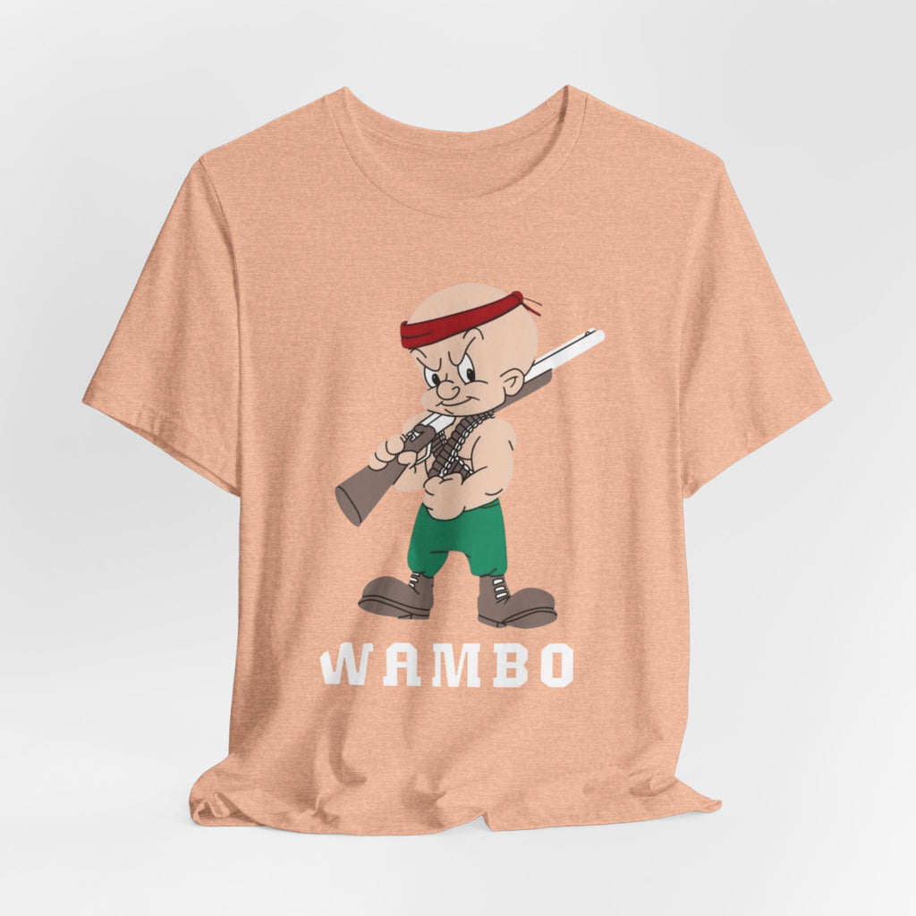 Wambo Funny Action Parody Tee | Cartoon Streetwear Graphic Shirt