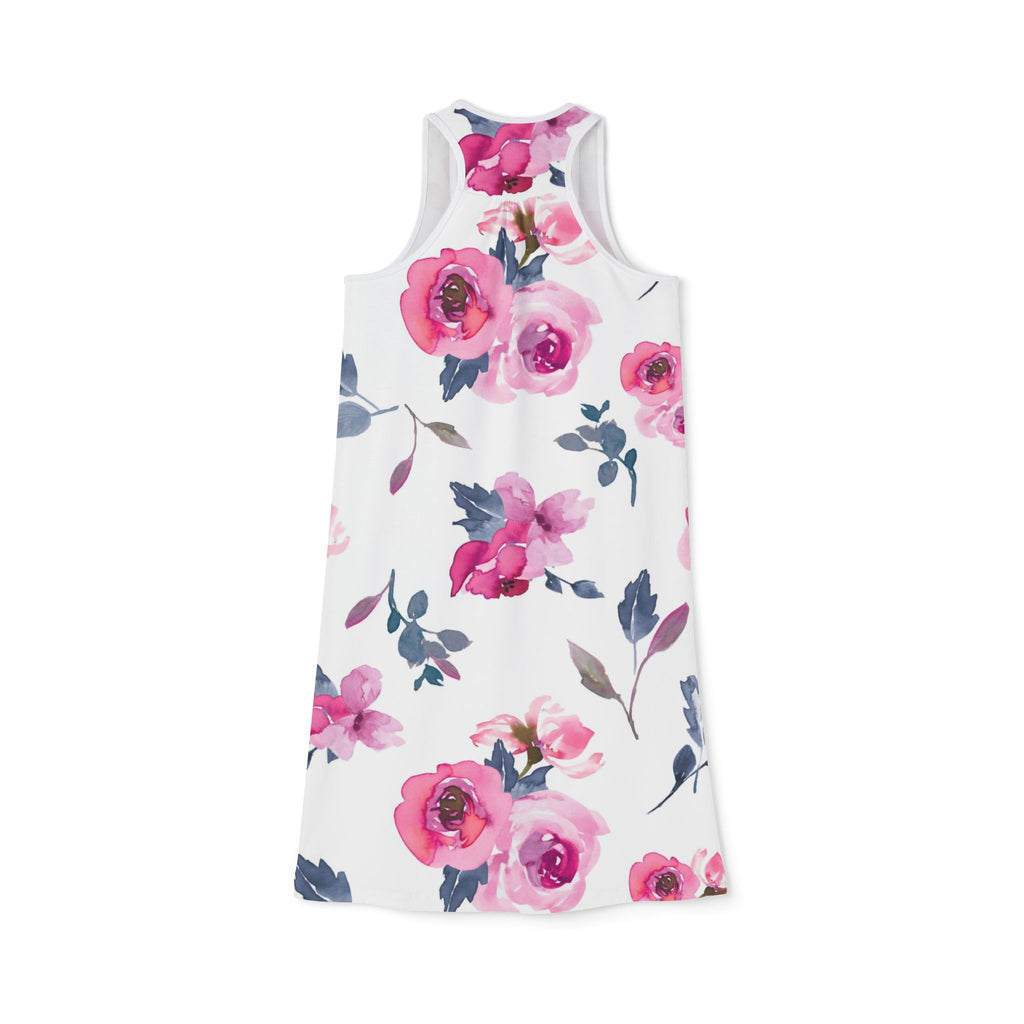 Floral Women's Racerback Dress - Perfect for Spring & Summer Occasions