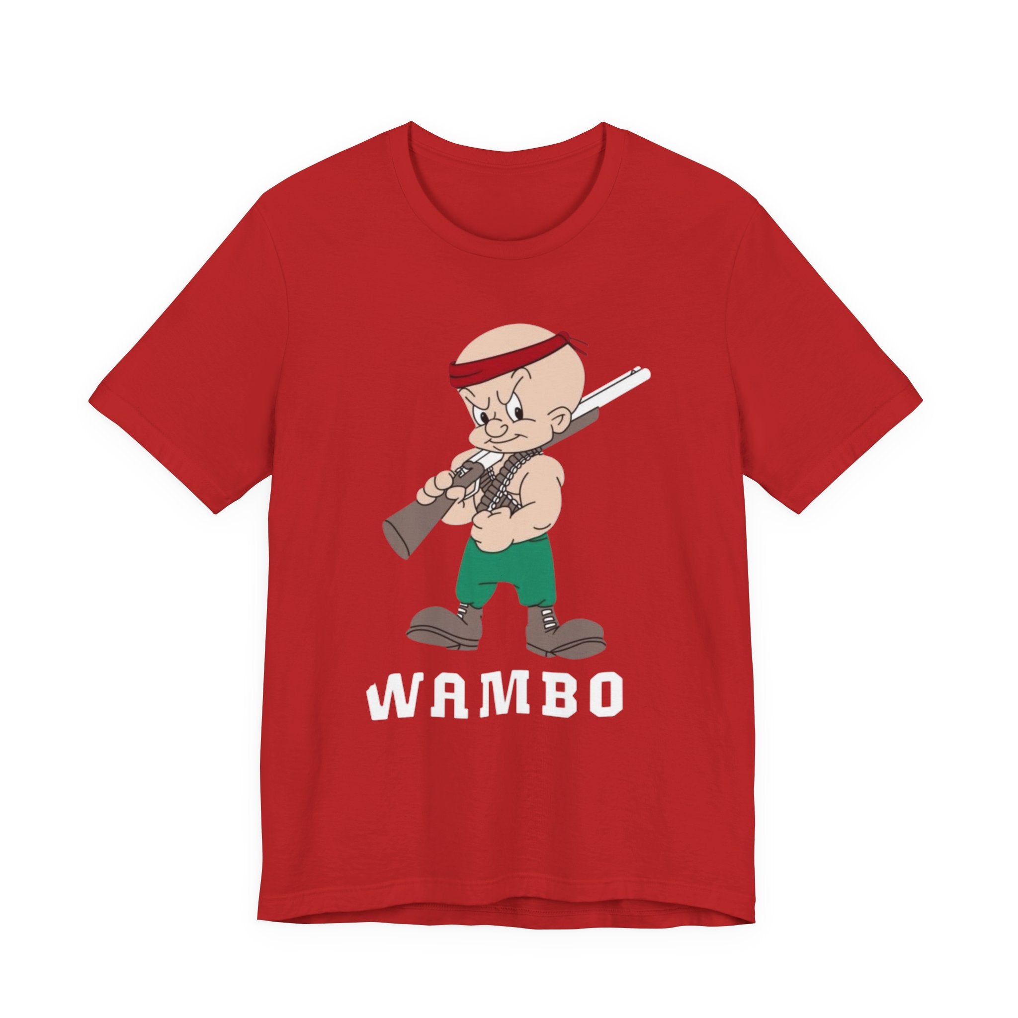 Wambo Funny Action Parody Tee | Cartoon Streetwear Graphic Shirt