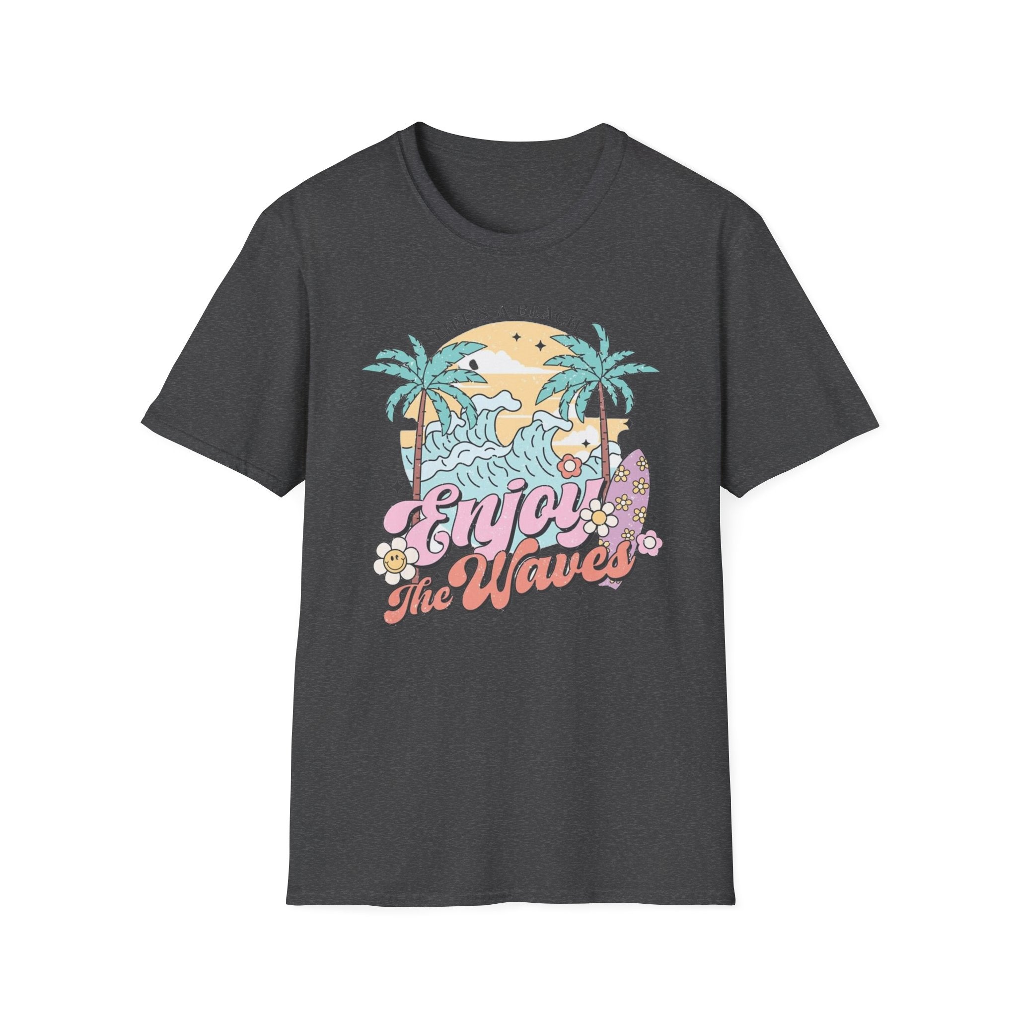 Enjoy the Waves T-Shirt — Summer Vibes Beach Graphic Tee