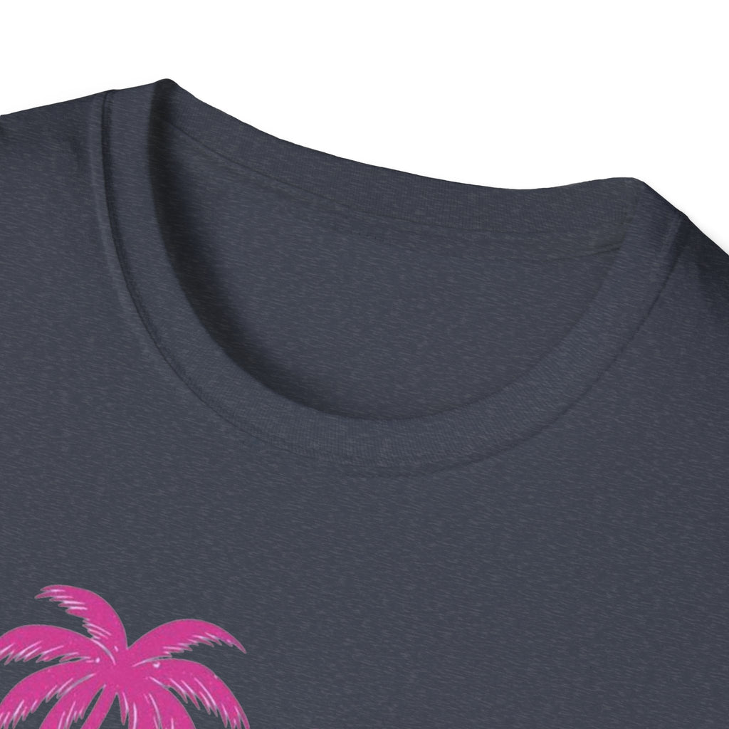 Salty Soul Beach T-Shirt — Sun, Palm Trees & Waves Graphic Tee