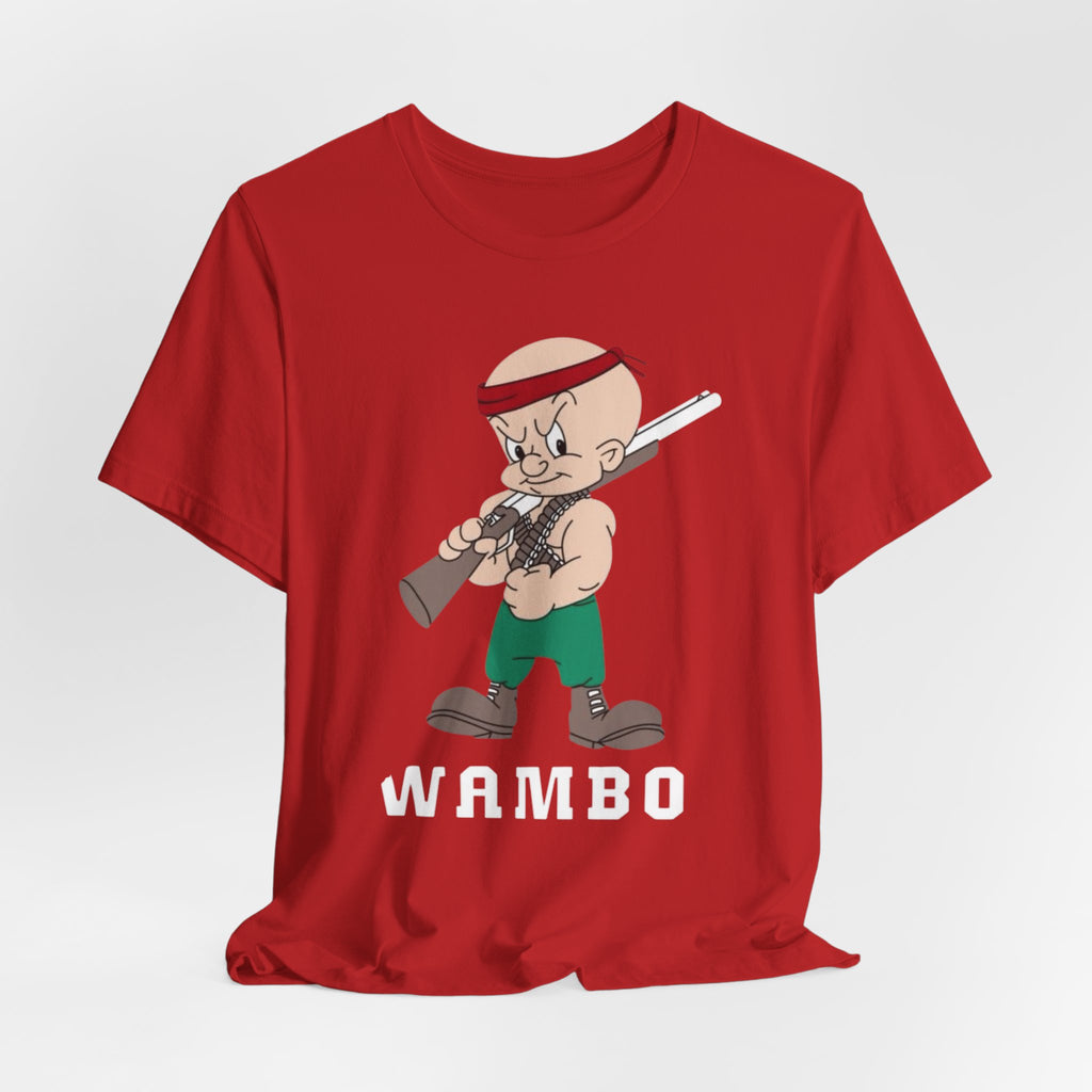 Wambo Funny Action Parody Tee | Cartoon Streetwear Graphic Shirt