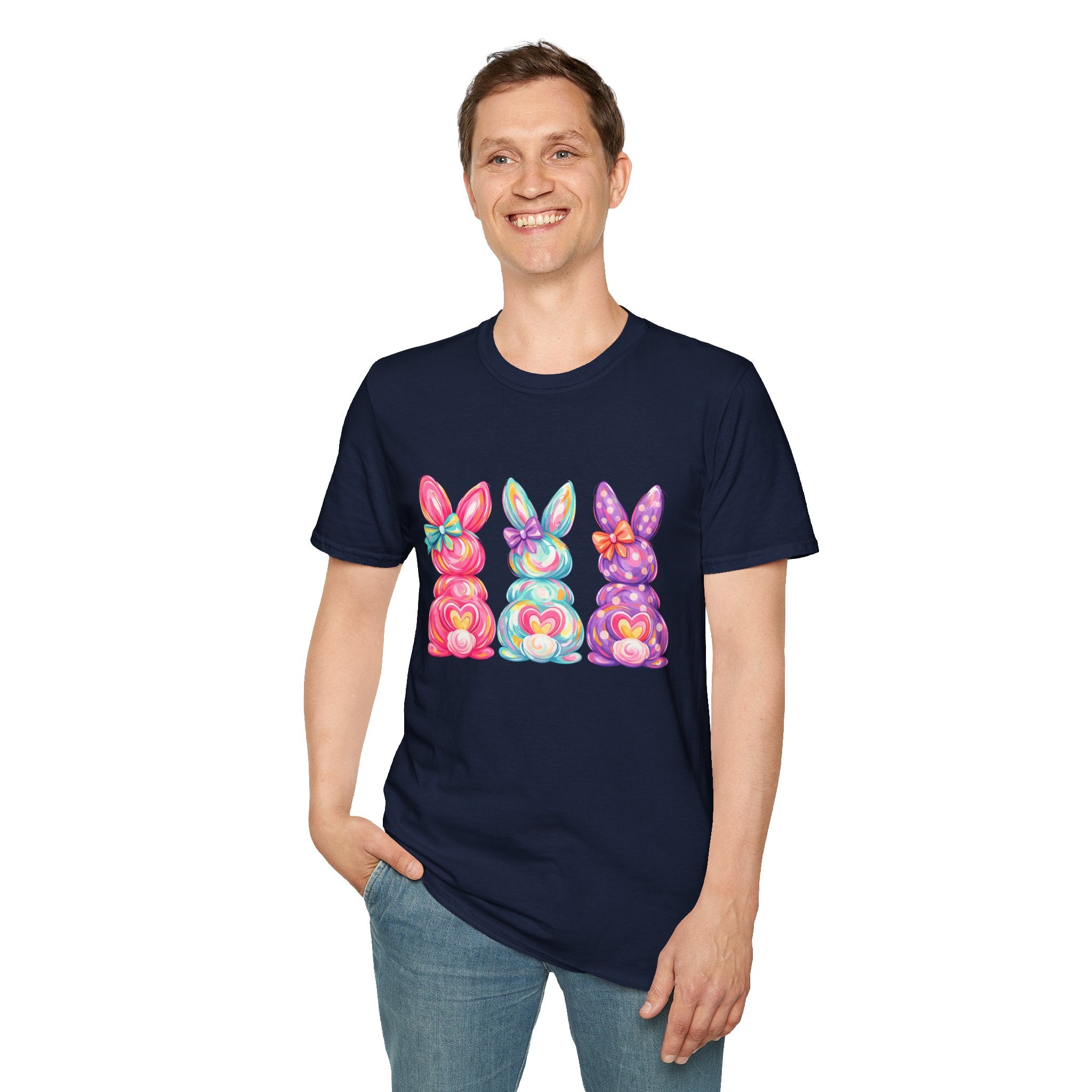 Easter Rainbow Bunny Trio T-Shirt