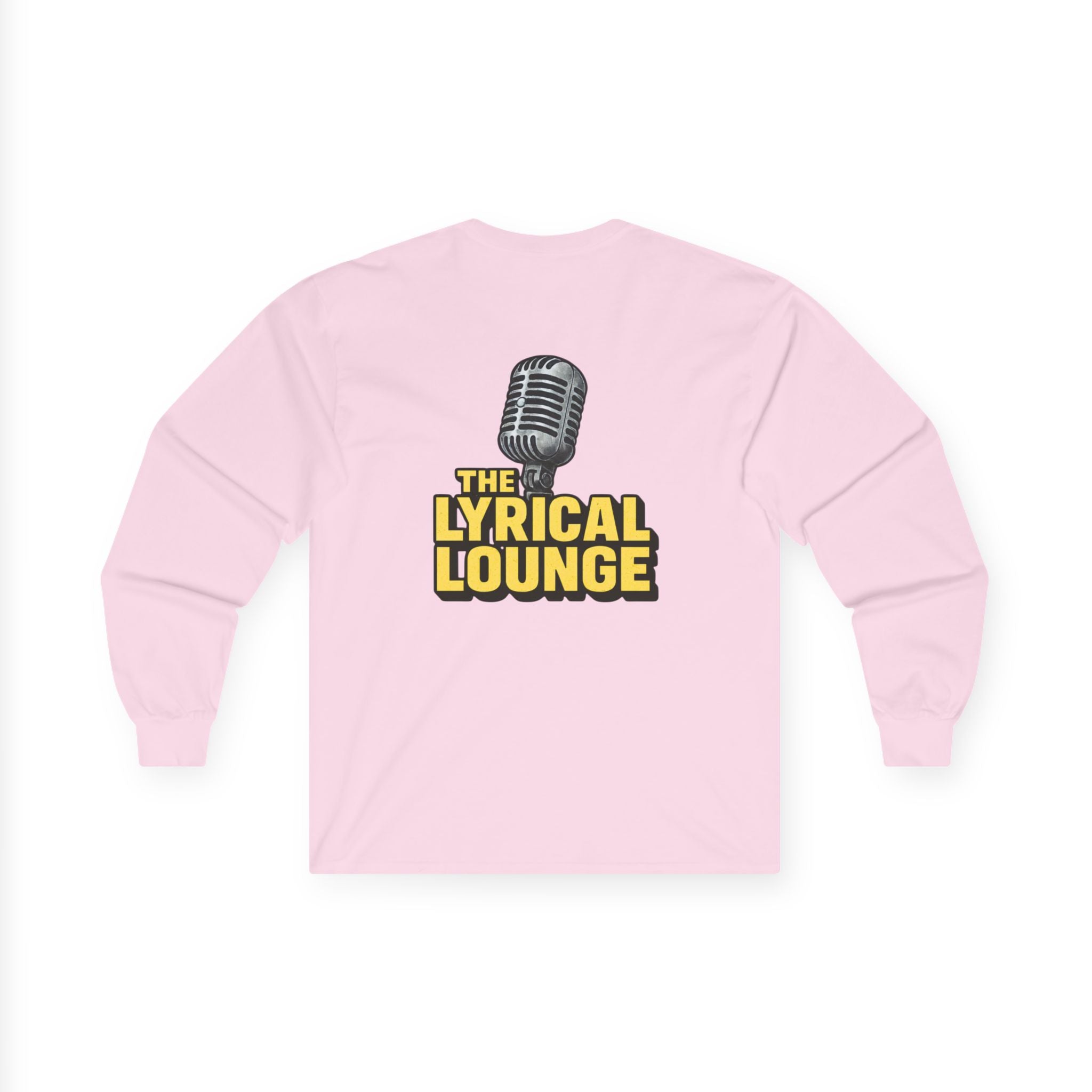 Long Sleeve Tee — 'The Lyrical Lounge' Microphone Logo