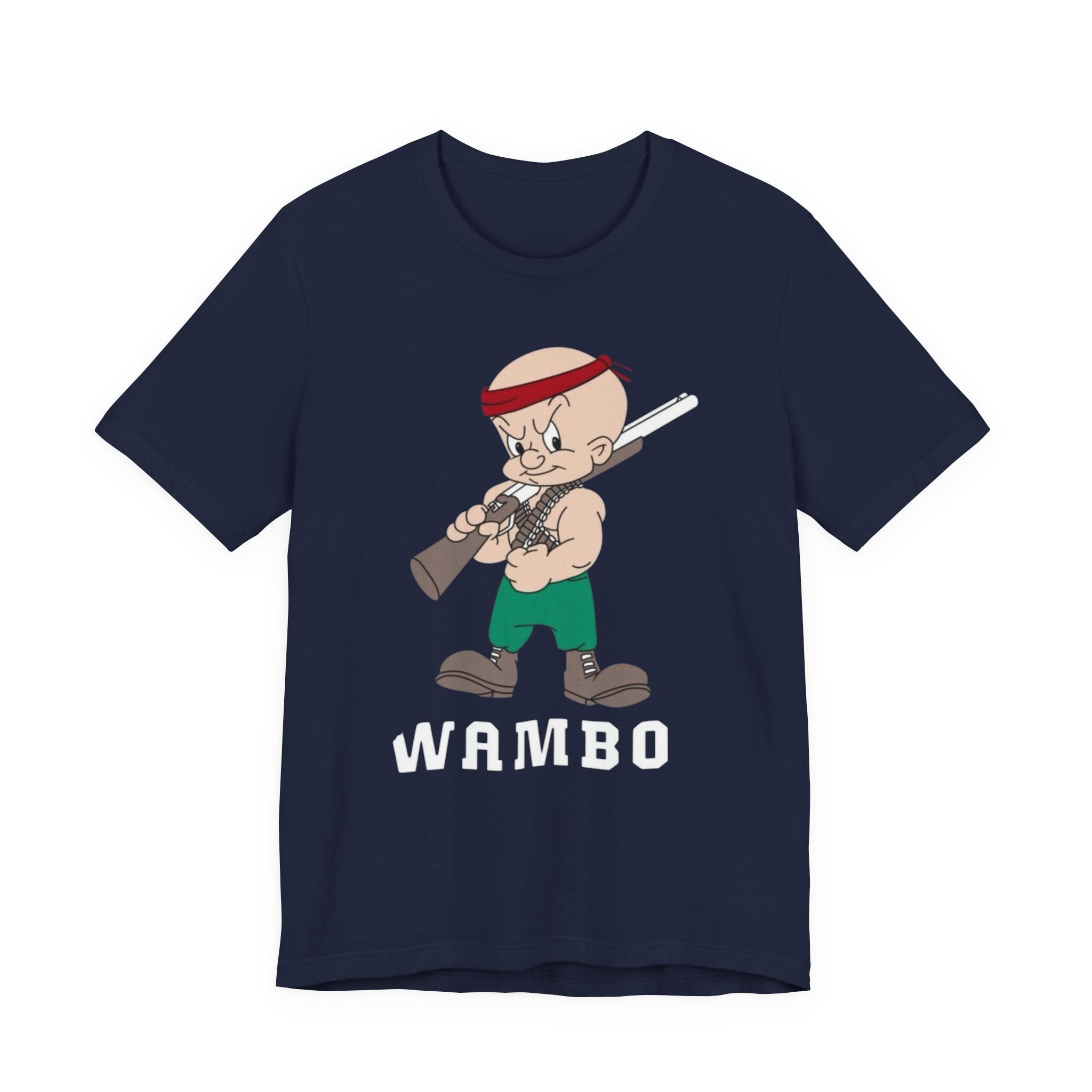 Wambo Funny Action Parody Tee | Cartoon Streetwear Graphic Shirt