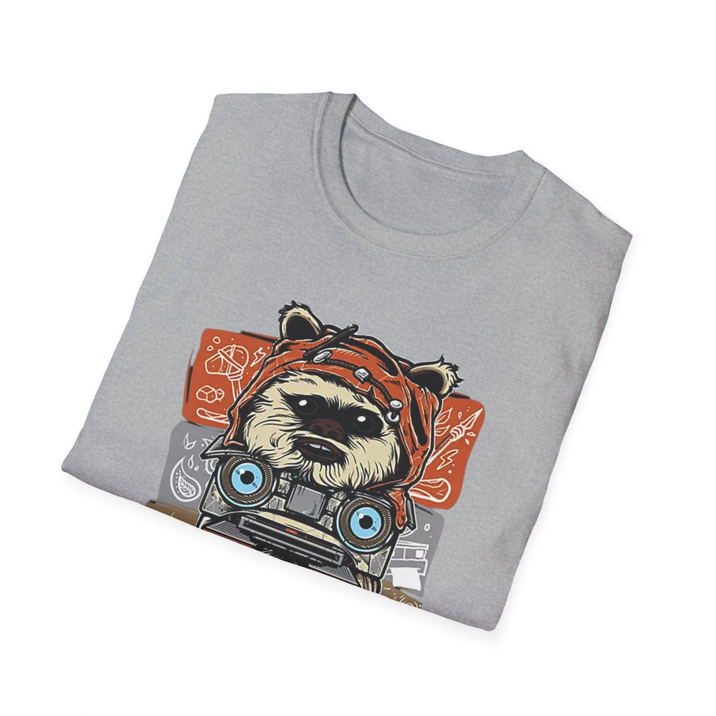 Retro Animal Stack T-Shirt — Vintage Owl, Fox & Raccoon Graphic Tee