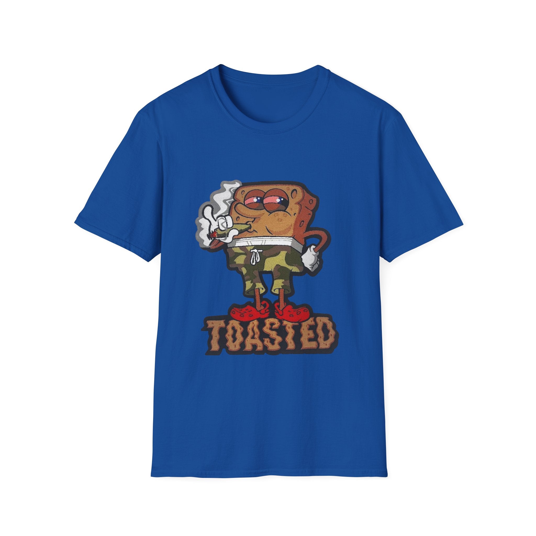 Toasted Cartoon Toast T-Shirt — Funny Retro Breakfast Graphic Tee
