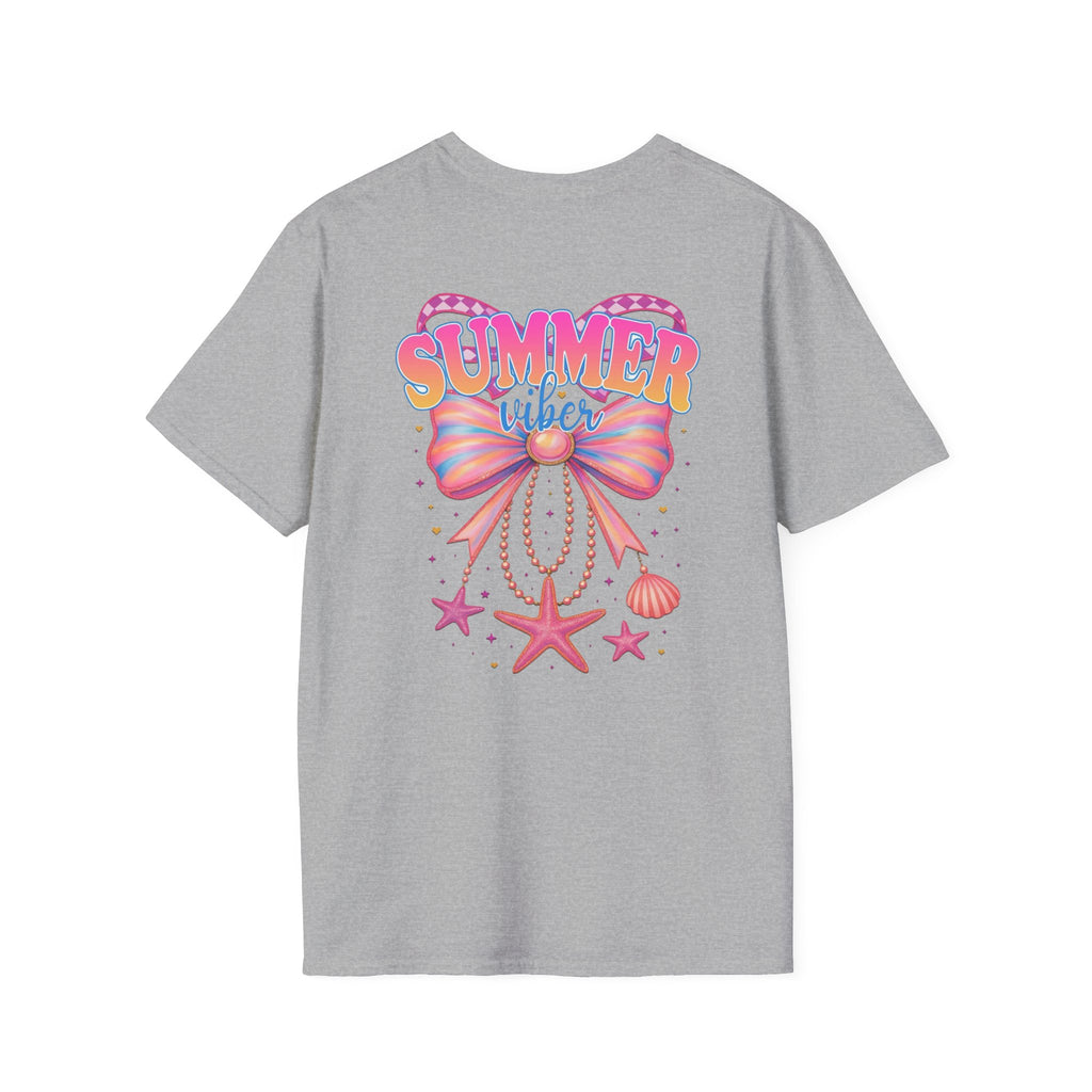 Summer Vibes T-Shirt — Colorful Tropical Beach Graphic Tee