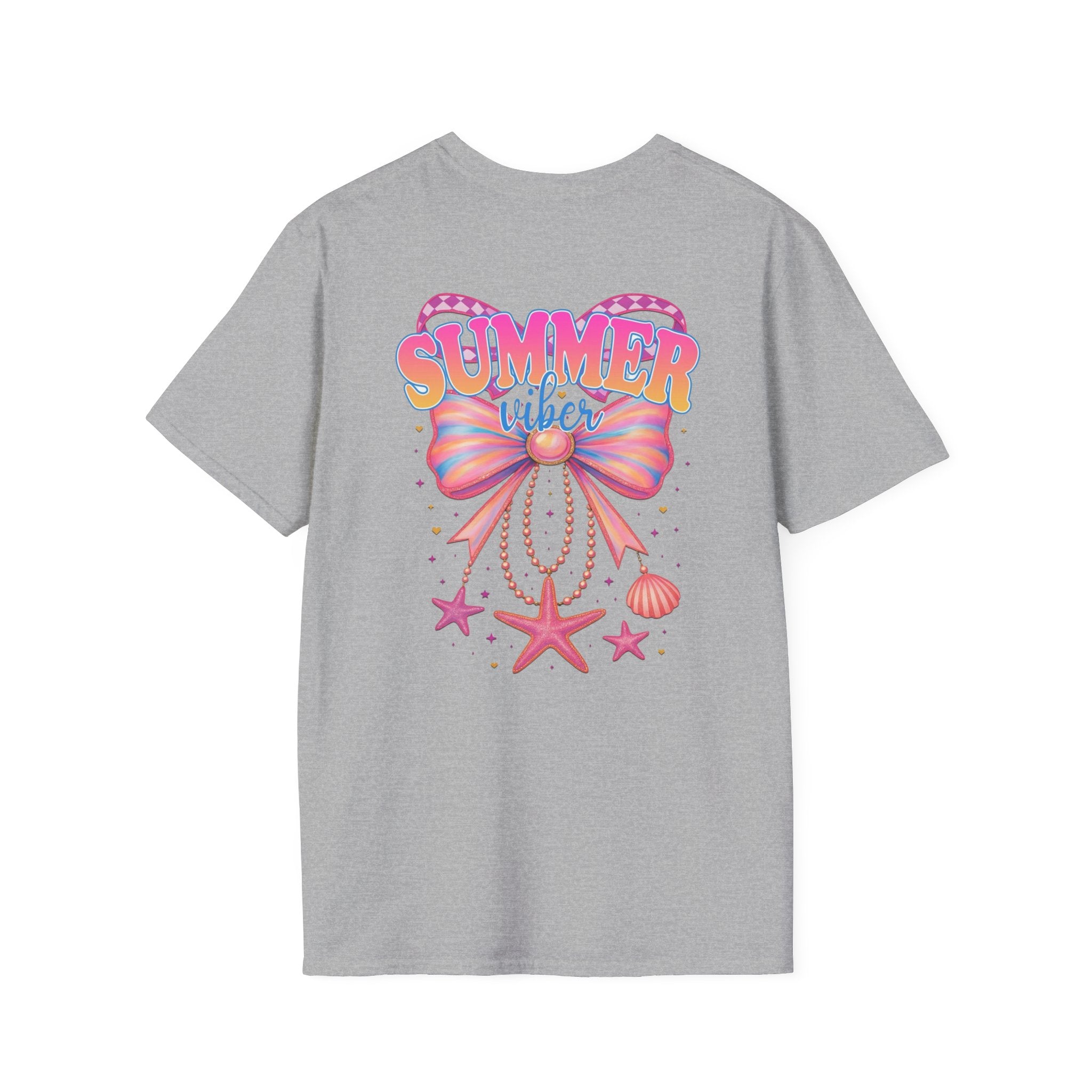 Summer Vibes T-Shirt — Colorful Tropical Beach Graphic Tee