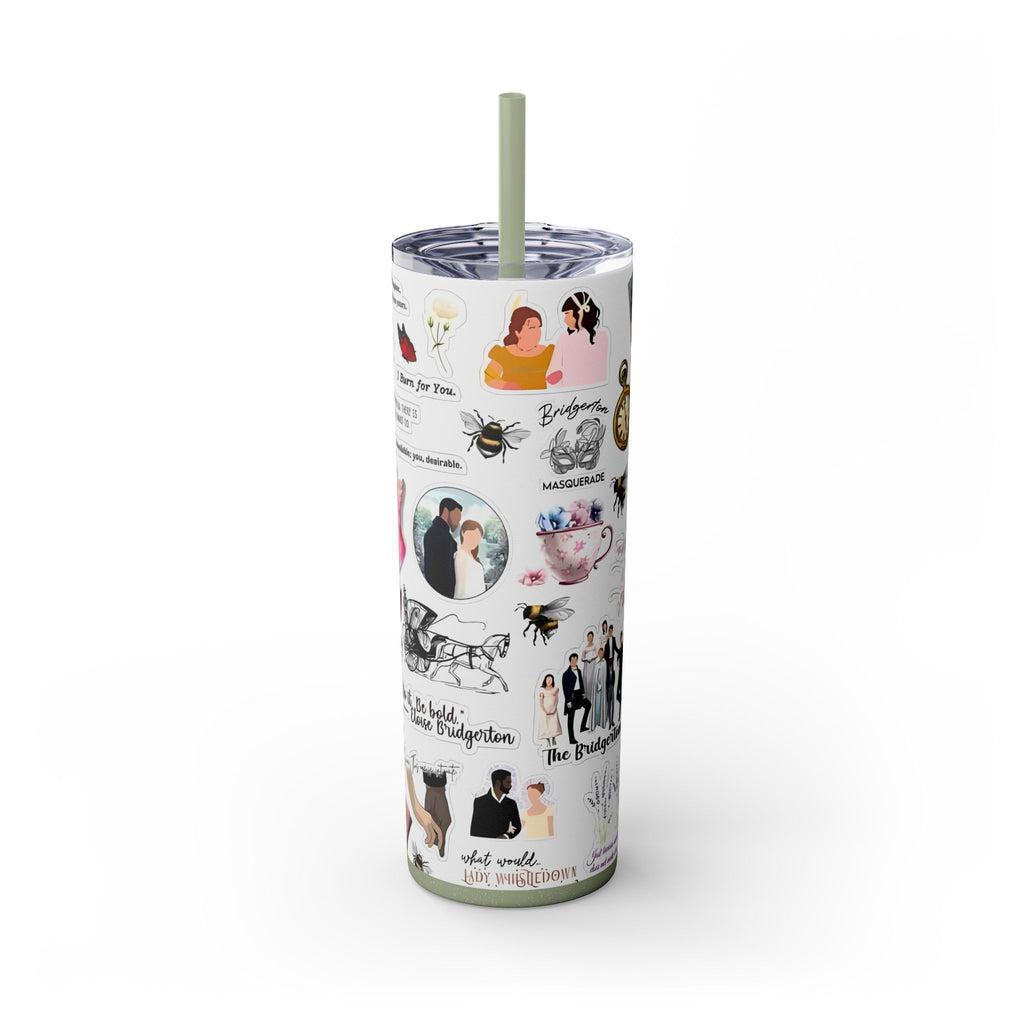 Bridgerton 20oz Skinny Tumbler with Straw