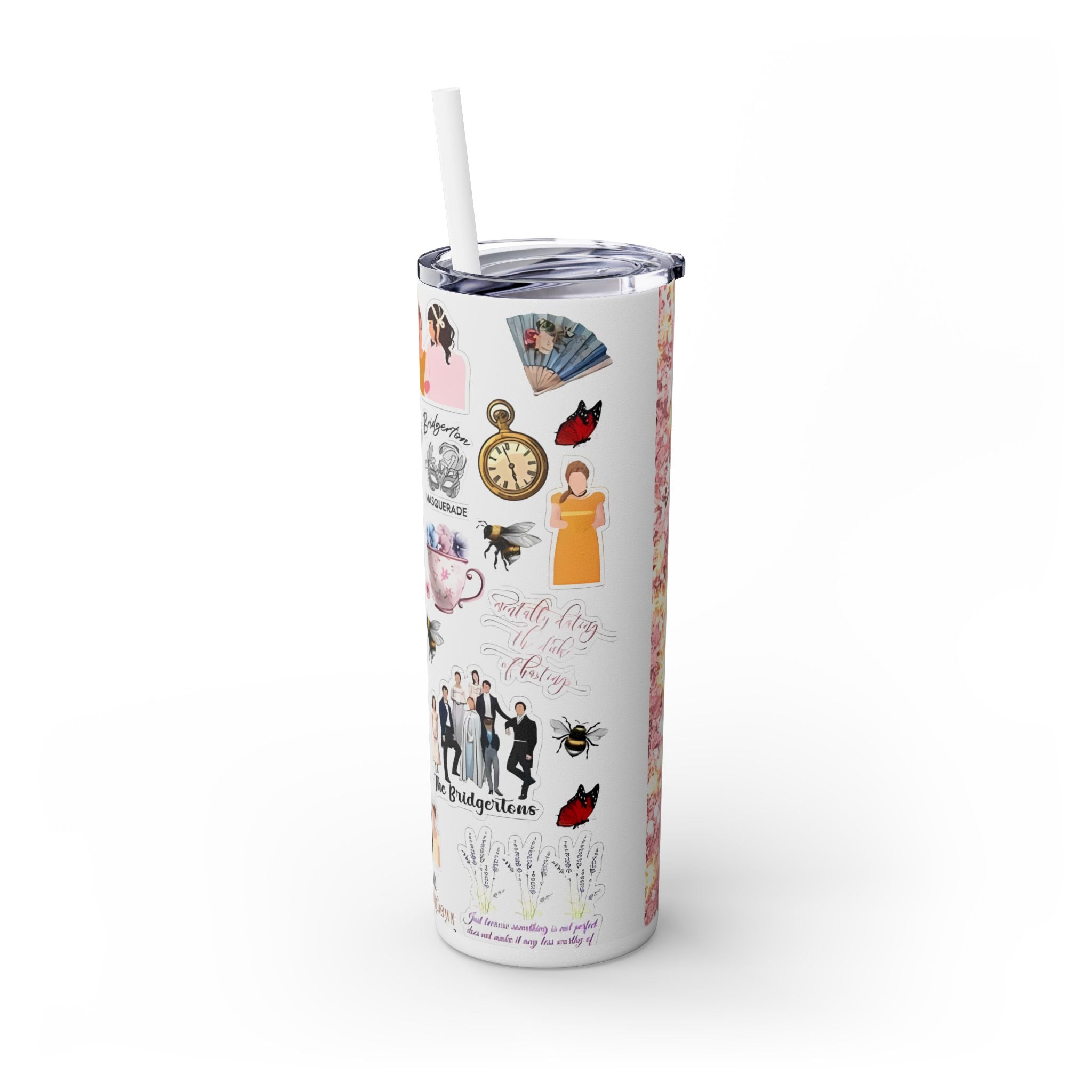 Bridgerton 20oz Skinny Tumbler with Straw