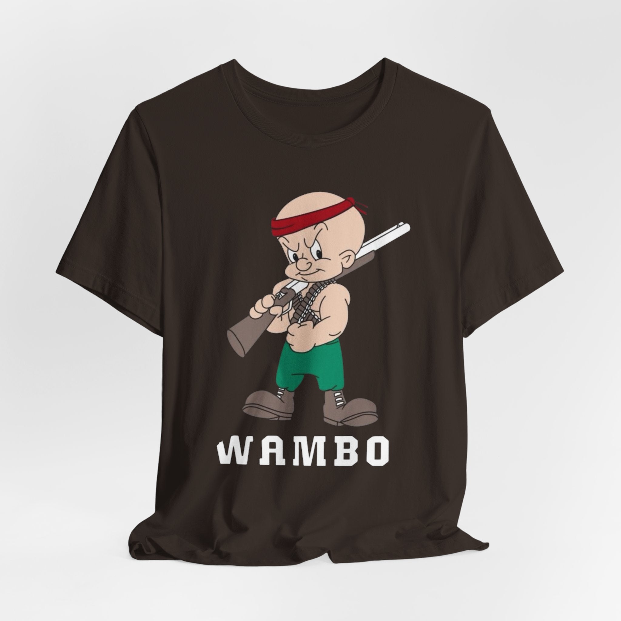 Wambo Funny Action Parody Tee | Cartoon Streetwear Graphic Shirt