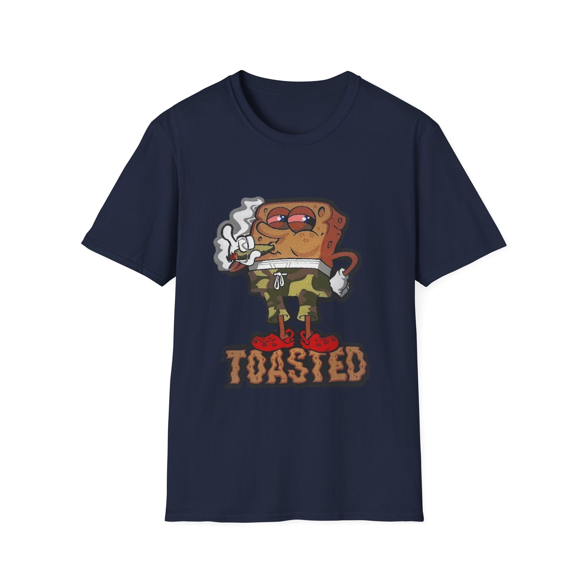 Toasted Cartoon Toast T-Shirt — Funny Retro Breakfast Graphic Tee