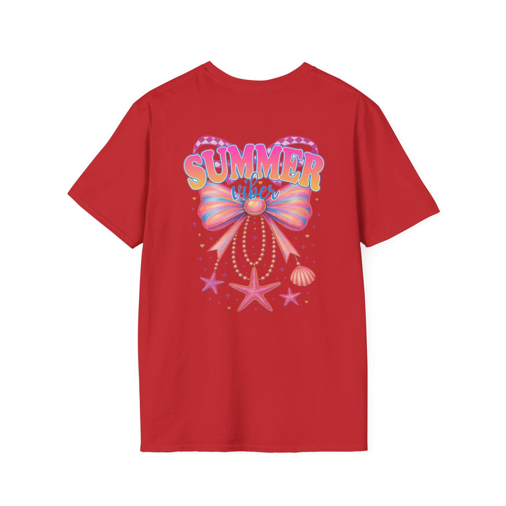 Summer Vibes T-Shirt — Colorful Tropical Beach Graphic Tee