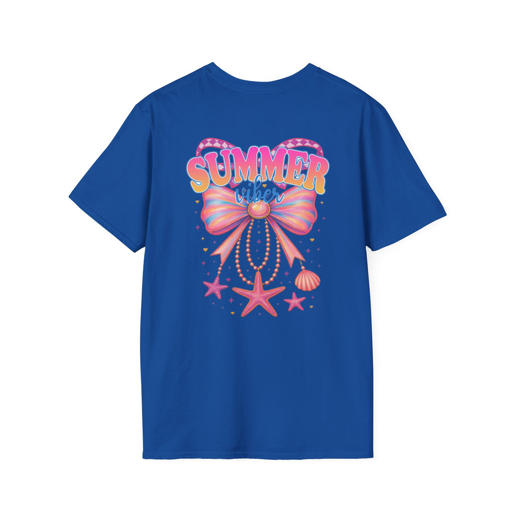 Summer Vibes T-Shirt — Colorful Tropical Beach Graphic Tee