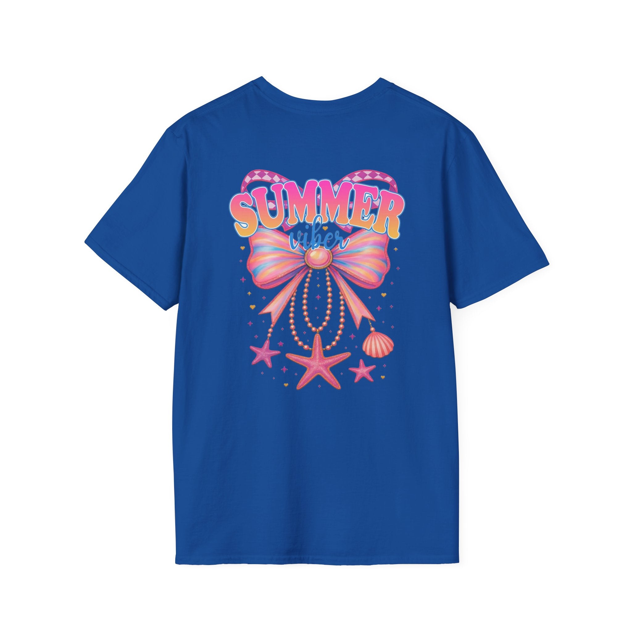 Summer Vibes T-Shirt — Colorful Tropical Beach Graphic Tee