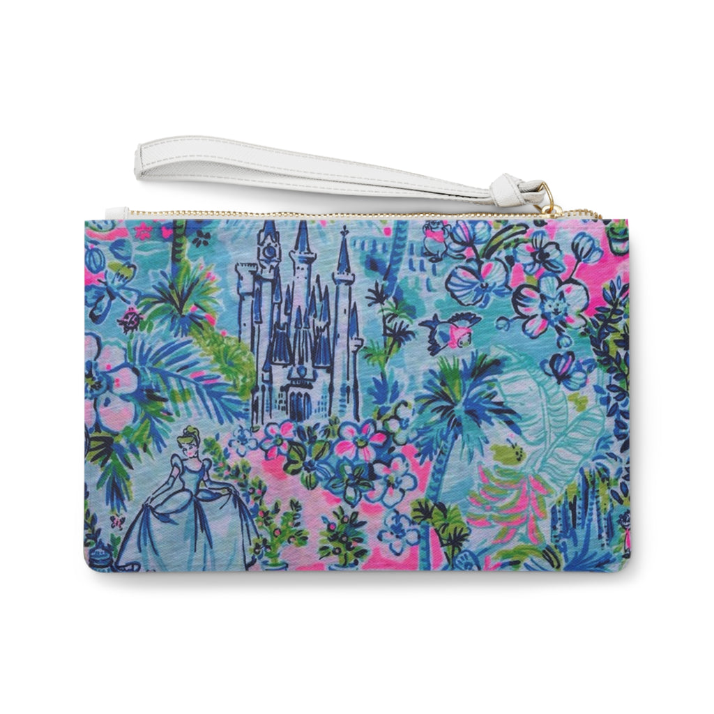 Fairytale Castle Floral Clutch
