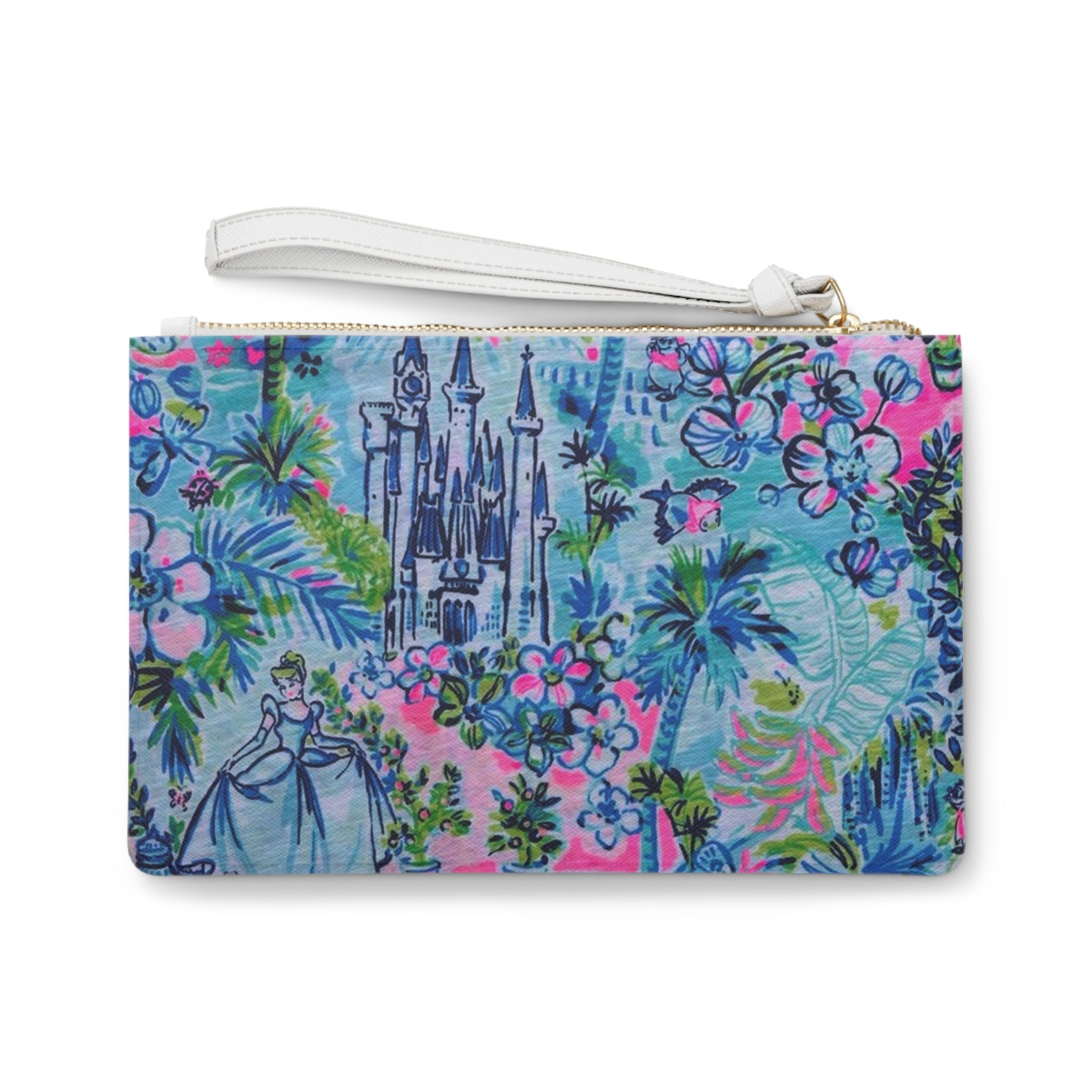 Fairytale Castle Floral Clutch