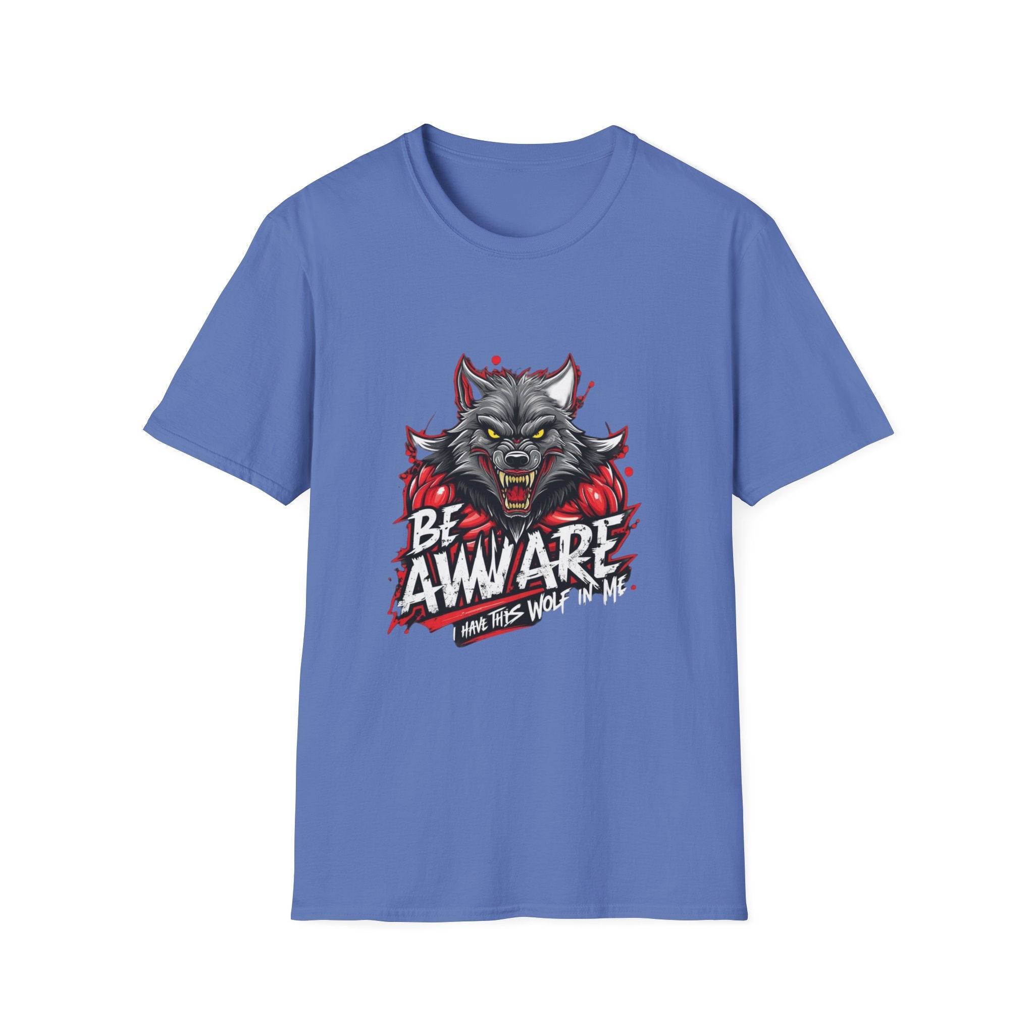 Be Aware Werewolf Graphic T-Shirt — Horror Wolf Design