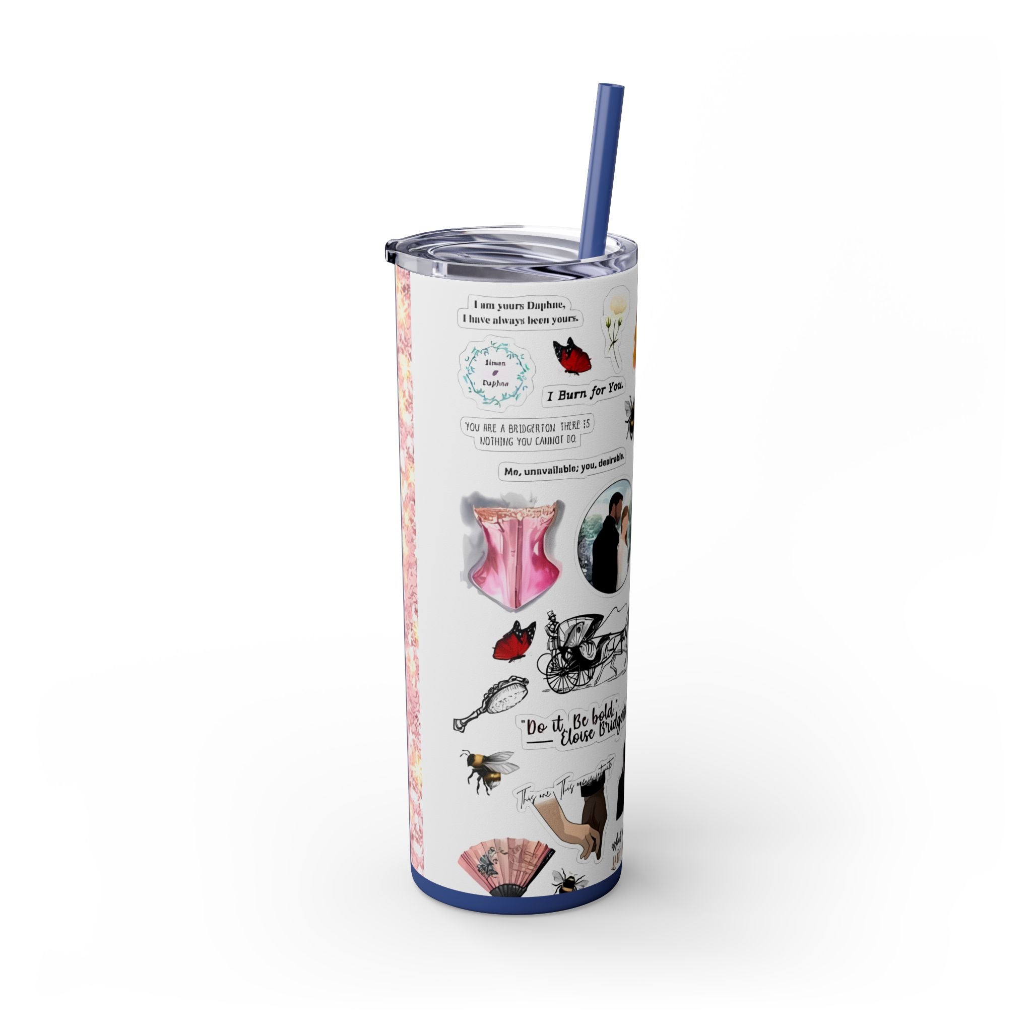 Bridgerton 20oz Skinny Tumbler with Straw