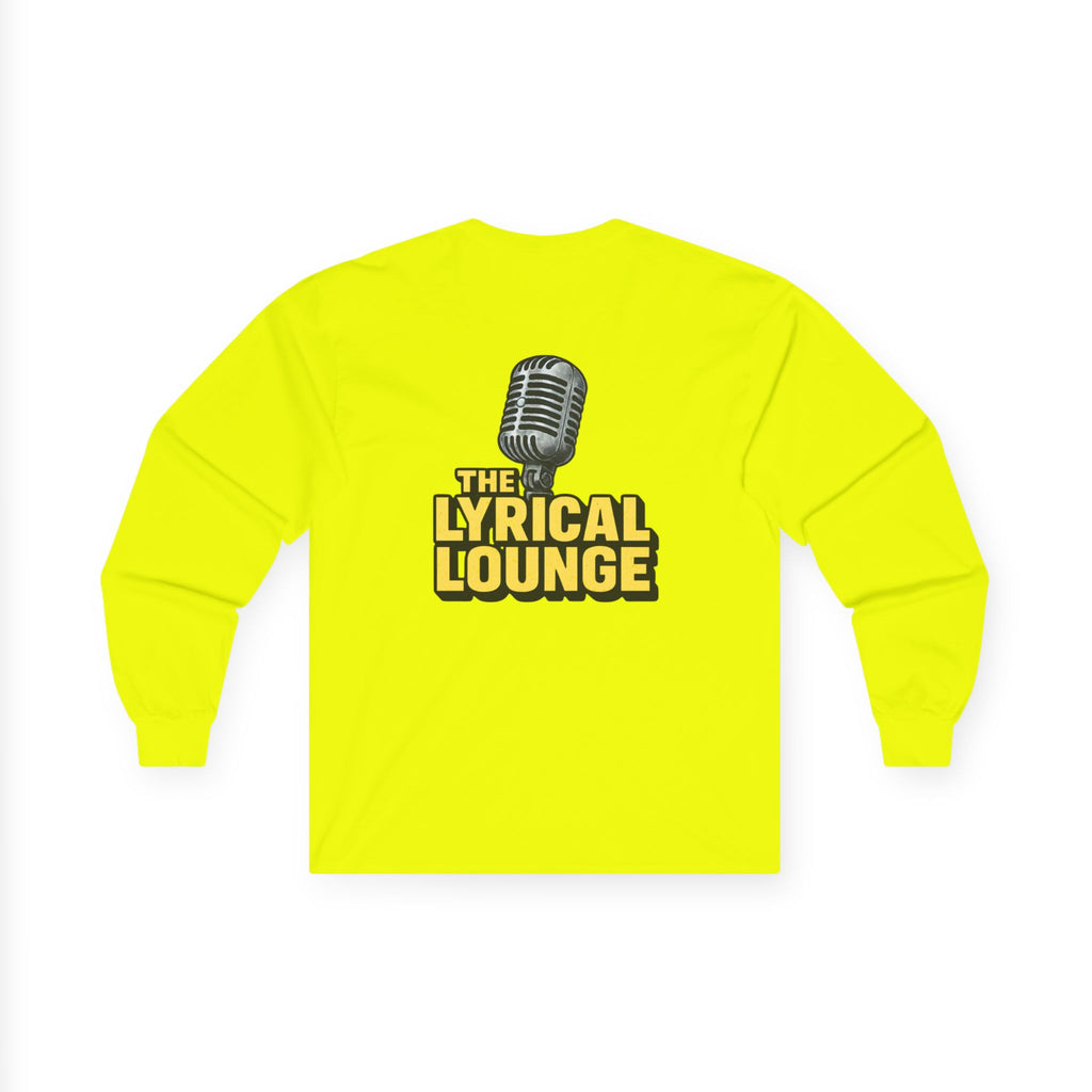 Long Sleeve Tee — 'The Lyrical Lounge' Microphone Logo