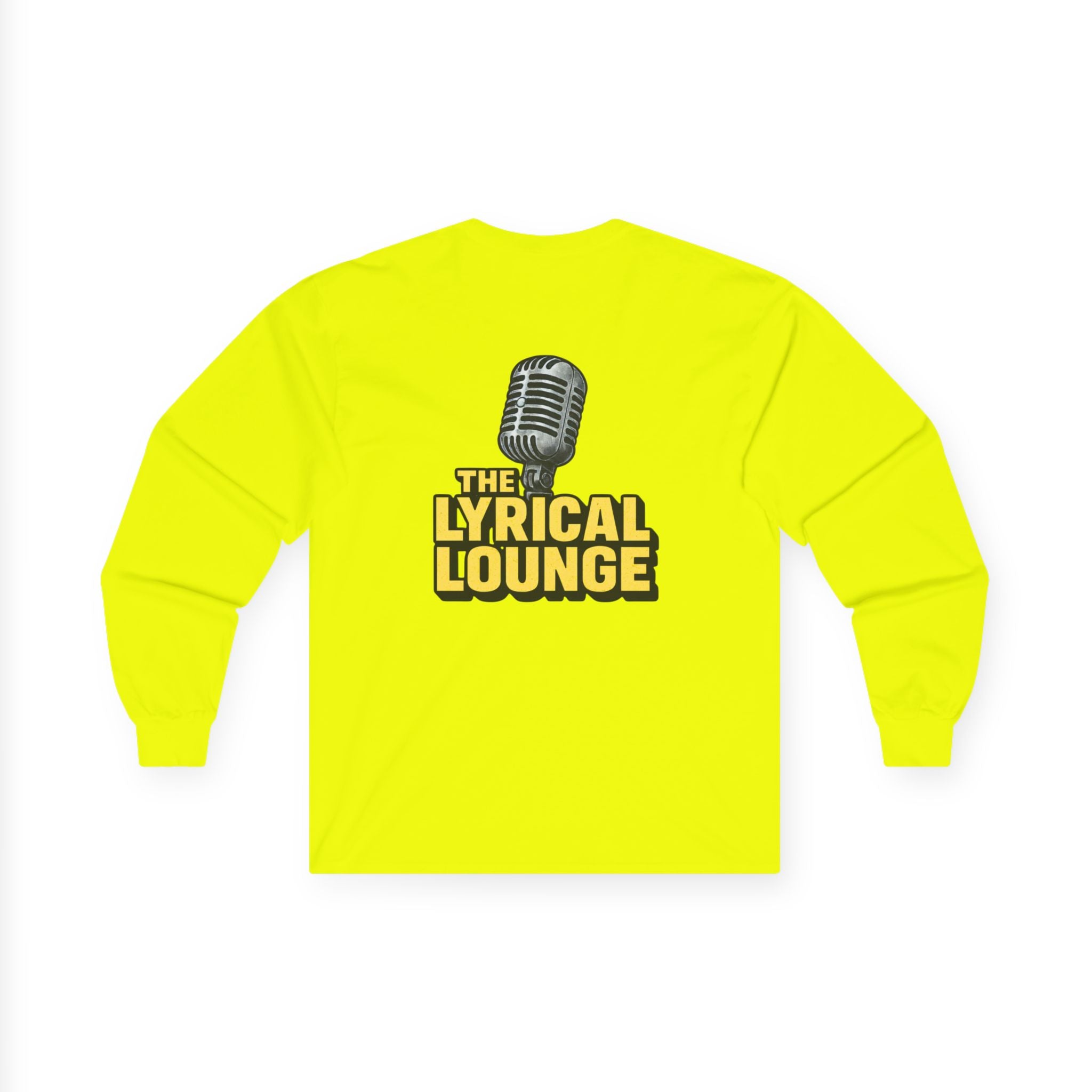 Long Sleeve Tee — 'The Lyrical Lounge' Microphone Logo