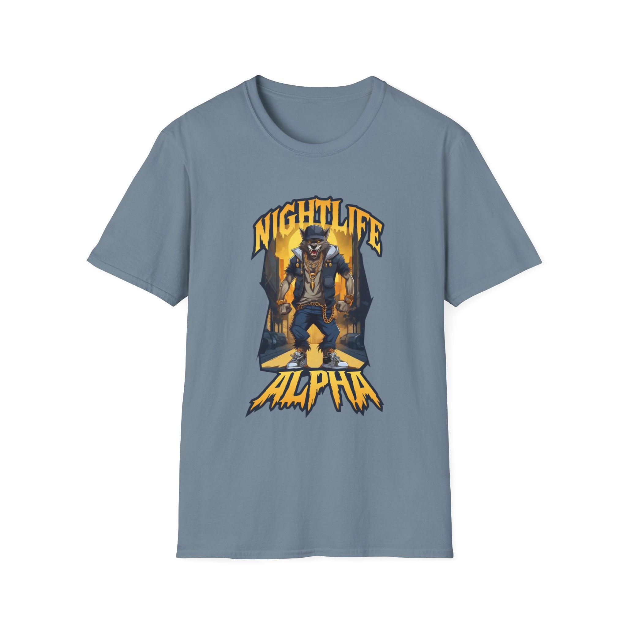 Nightlife Alpha T-Shirt — Werewolf Graphic Tee