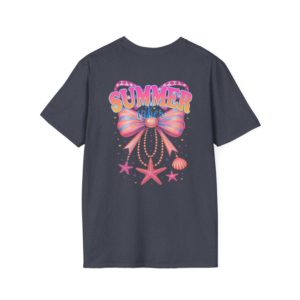 Summer Vibes T-Shirt — Colorful Tropical Beach Graphic Tee