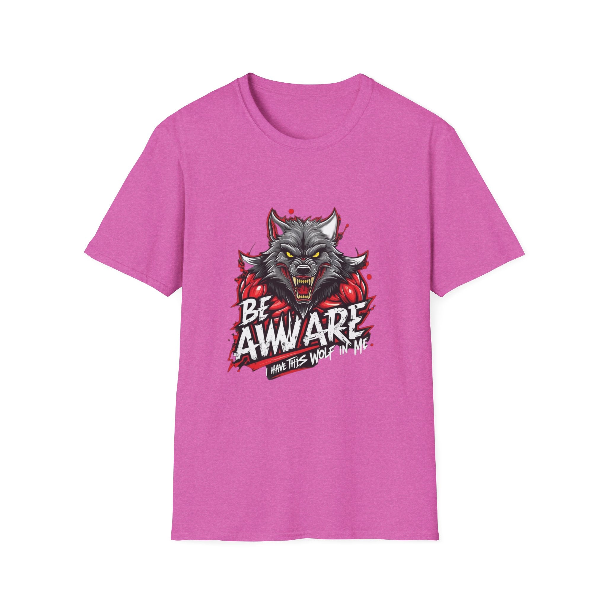 Be Aware Werewolf Graphic T-Shirt — Horror Wolf Design