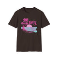 Salty Soul Beach T-Shirt — Sun, Palm Trees & Waves Graphic Tee