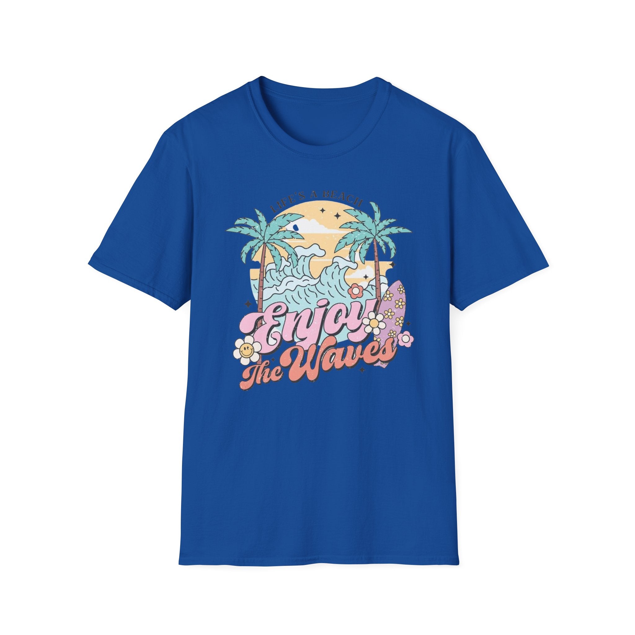 Enjoy the Waves T-Shirt — Summer Vibes Beach Graphic Tee