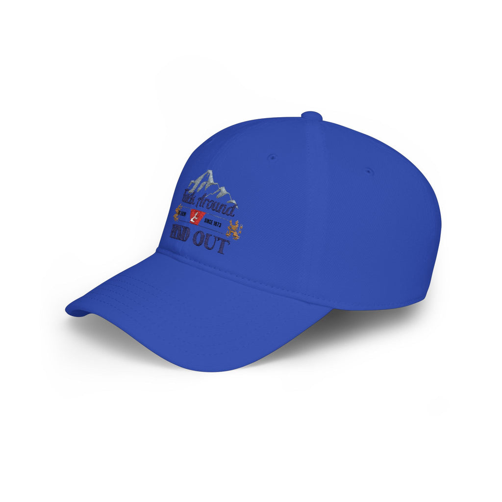 Low Profile Baseball Cap — 'Fuck Around, Find Out' Mountain Embroidered Hat