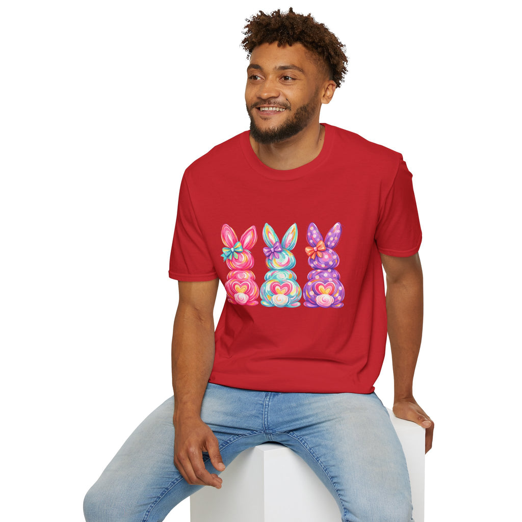 Easter Rainbow Bunny Trio T-Shirt