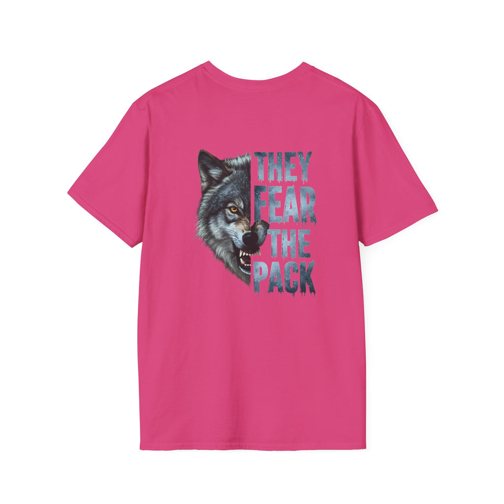 They Fear The Pack Wolf T-Shirt — Graphic Tribal Wolf Tee