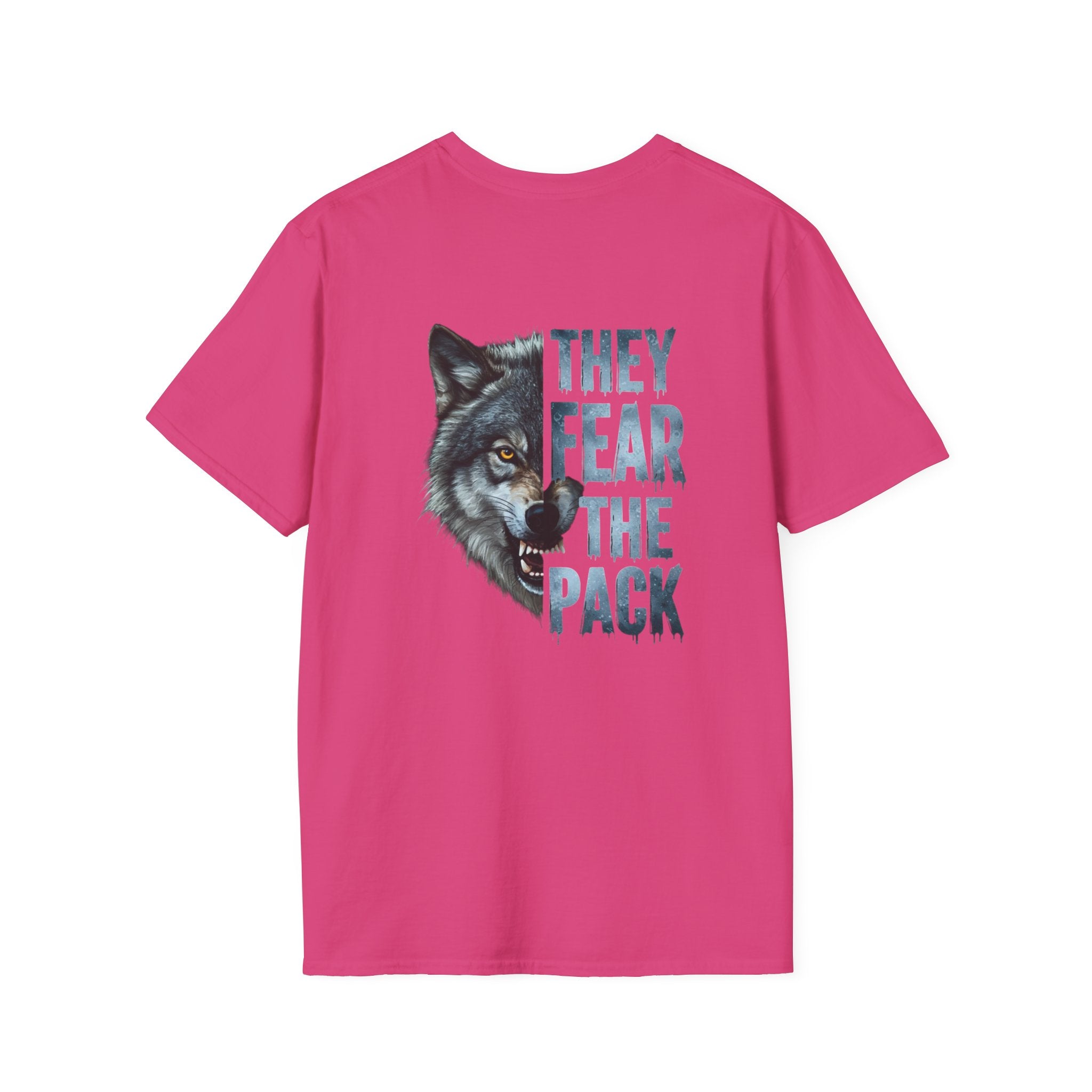 They Fear The Pack Wolf T-Shirt — Graphic Tribal Wolf Tee