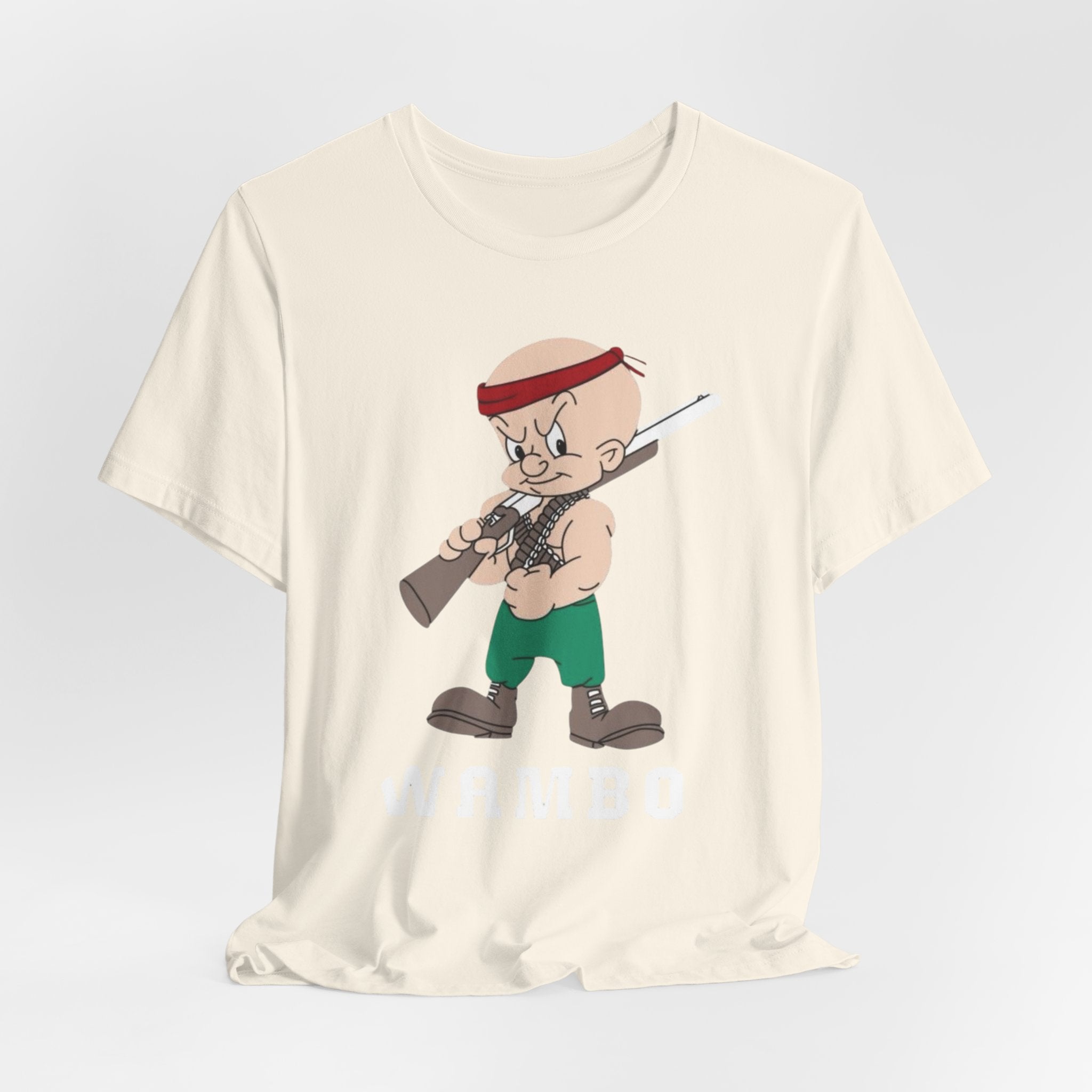 Wambo Funny Action Parody Tee | Cartoon Streetwear Graphic Shirt