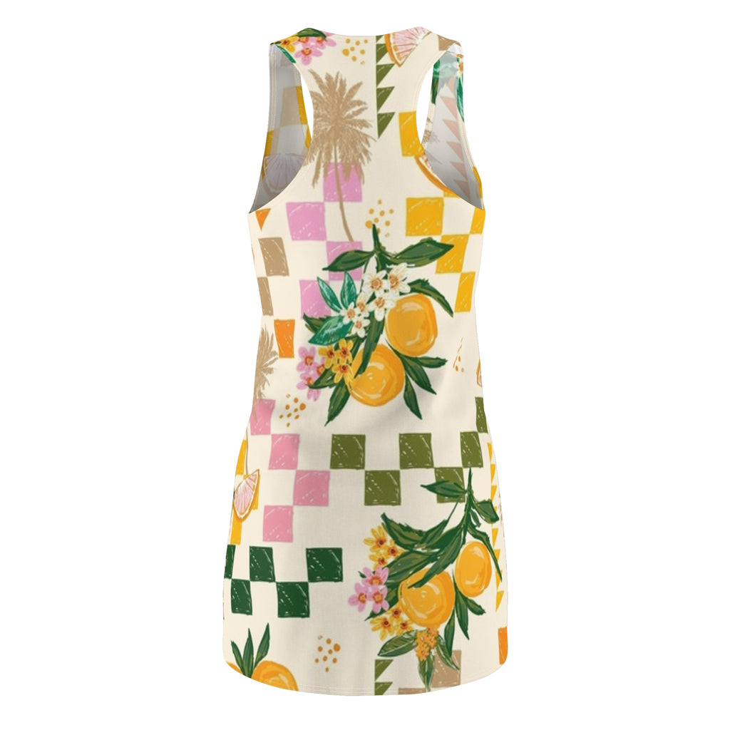 Women's Cut & Sew Racerback Dress (AOP)