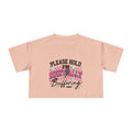 Please Hold I[0m'm Mentally Buffering Crop Tee