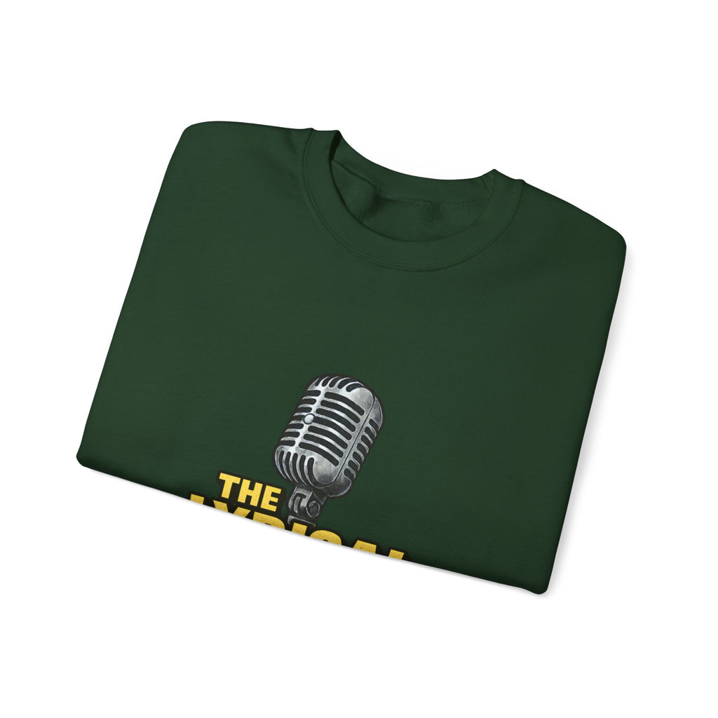 Lyrical Lounge Crewneck Sweatshirt — Cozy Music-Inspired Pullover