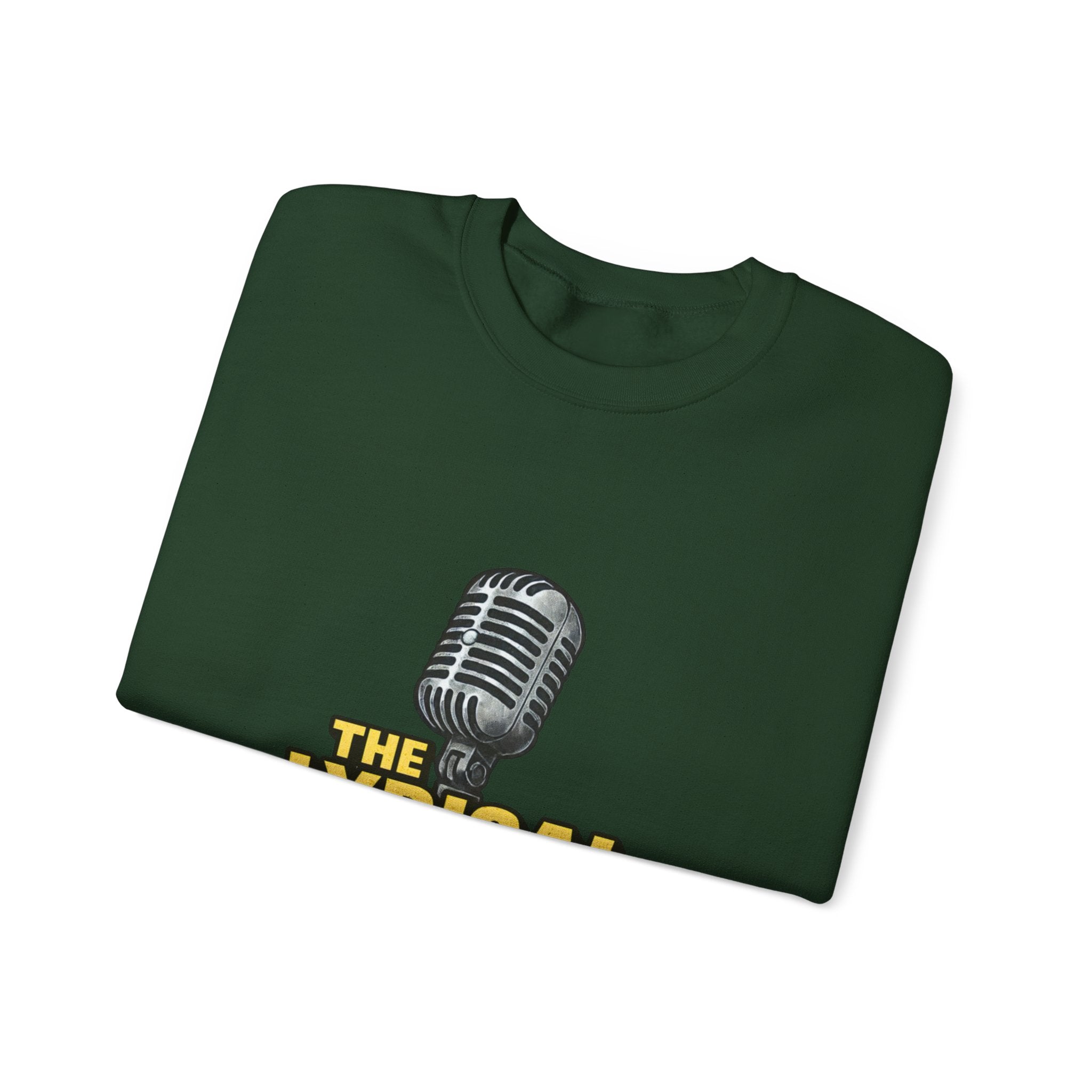 Lyrical Lounge Crewneck Sweatshirt — Cozy Music-Inspired Pullover