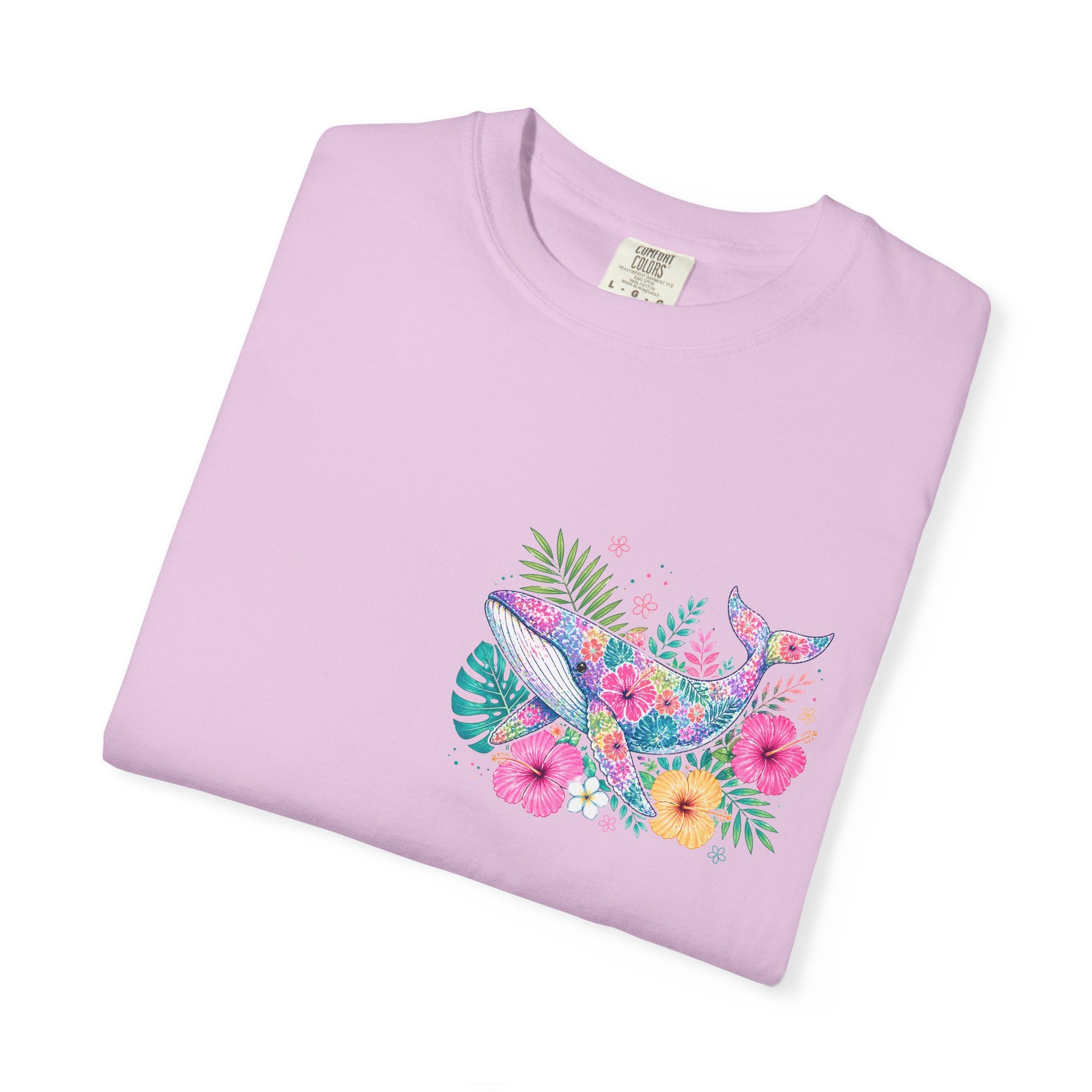 Miami Beach Club T‑Shirt — Retro Flamingo Tropical Floral Graphic Tee
