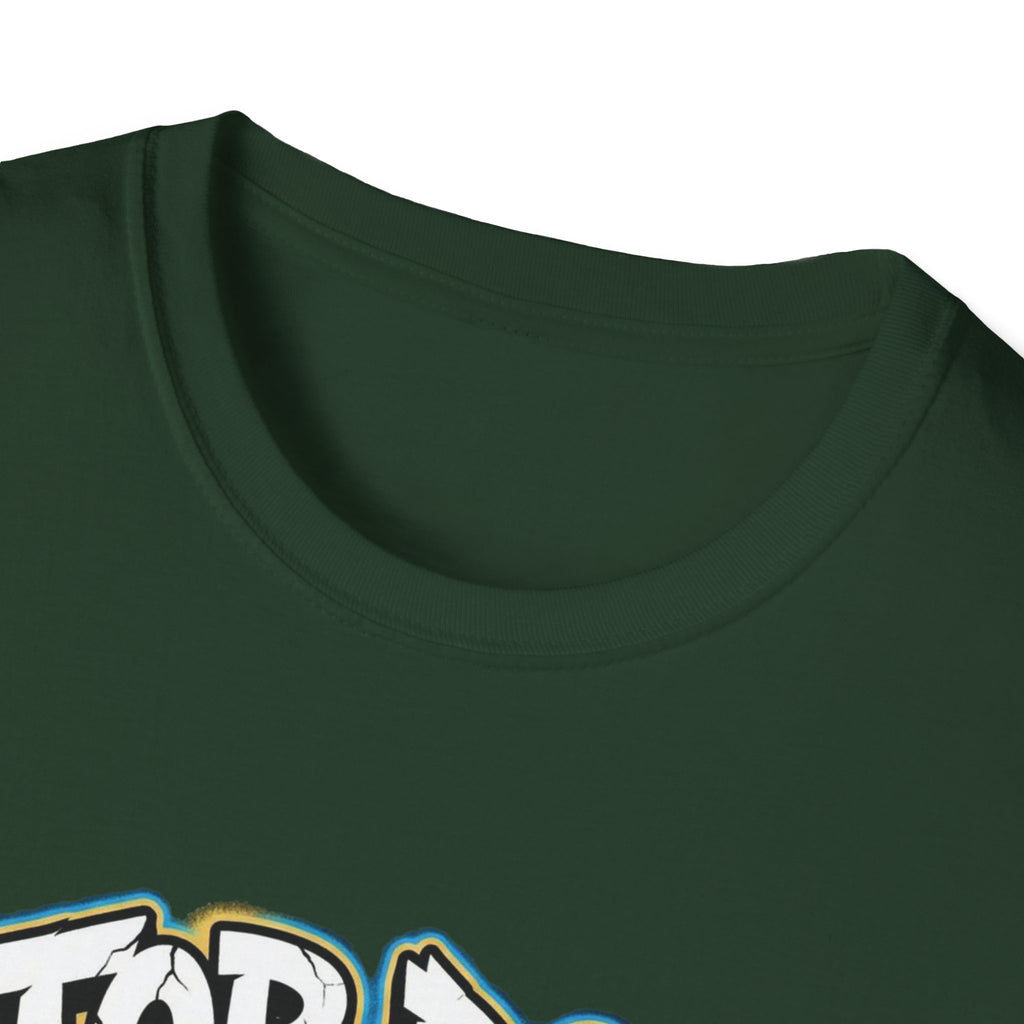 Top Dog On The Block Graphic T-Shirt — Bold Blue Wolf Streetwear Tee