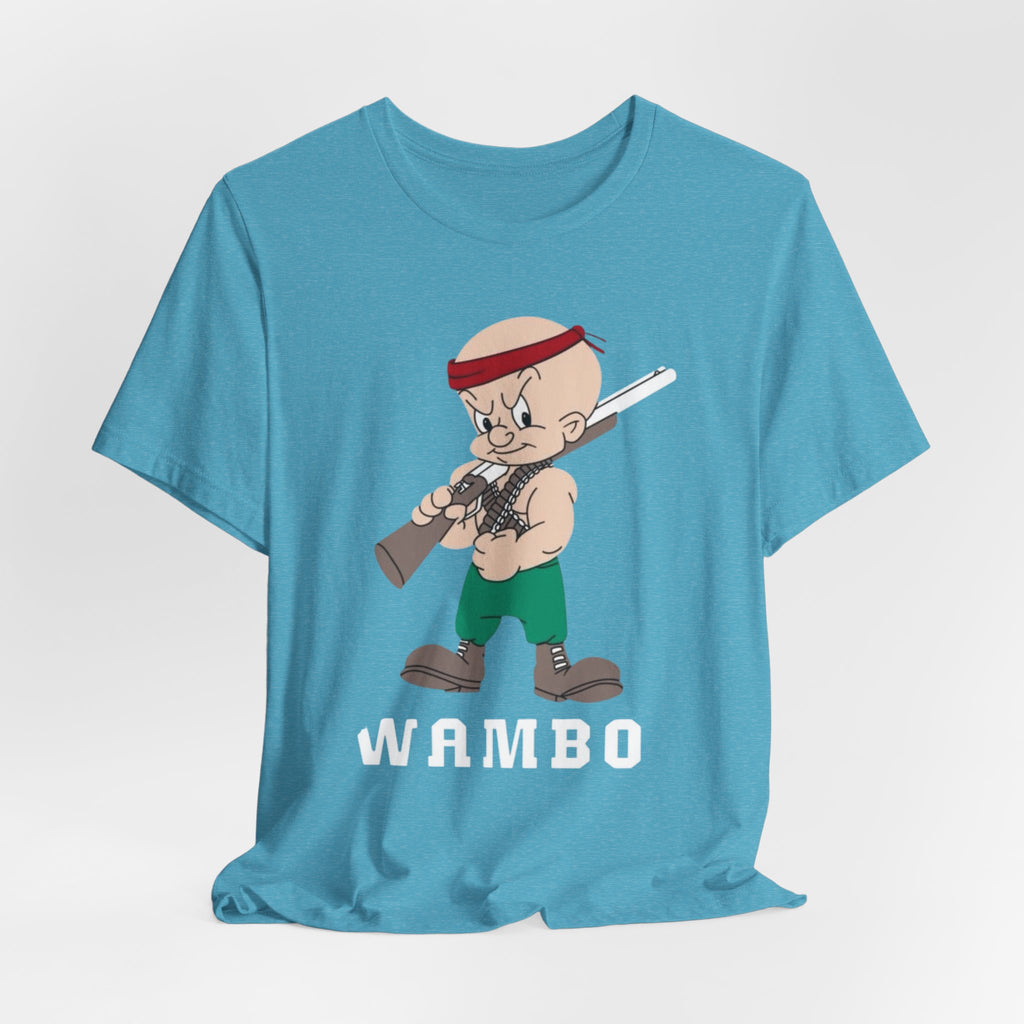 Wambo Funny Action Parody Tee | Cartoon Streetwear Graphic Shirt