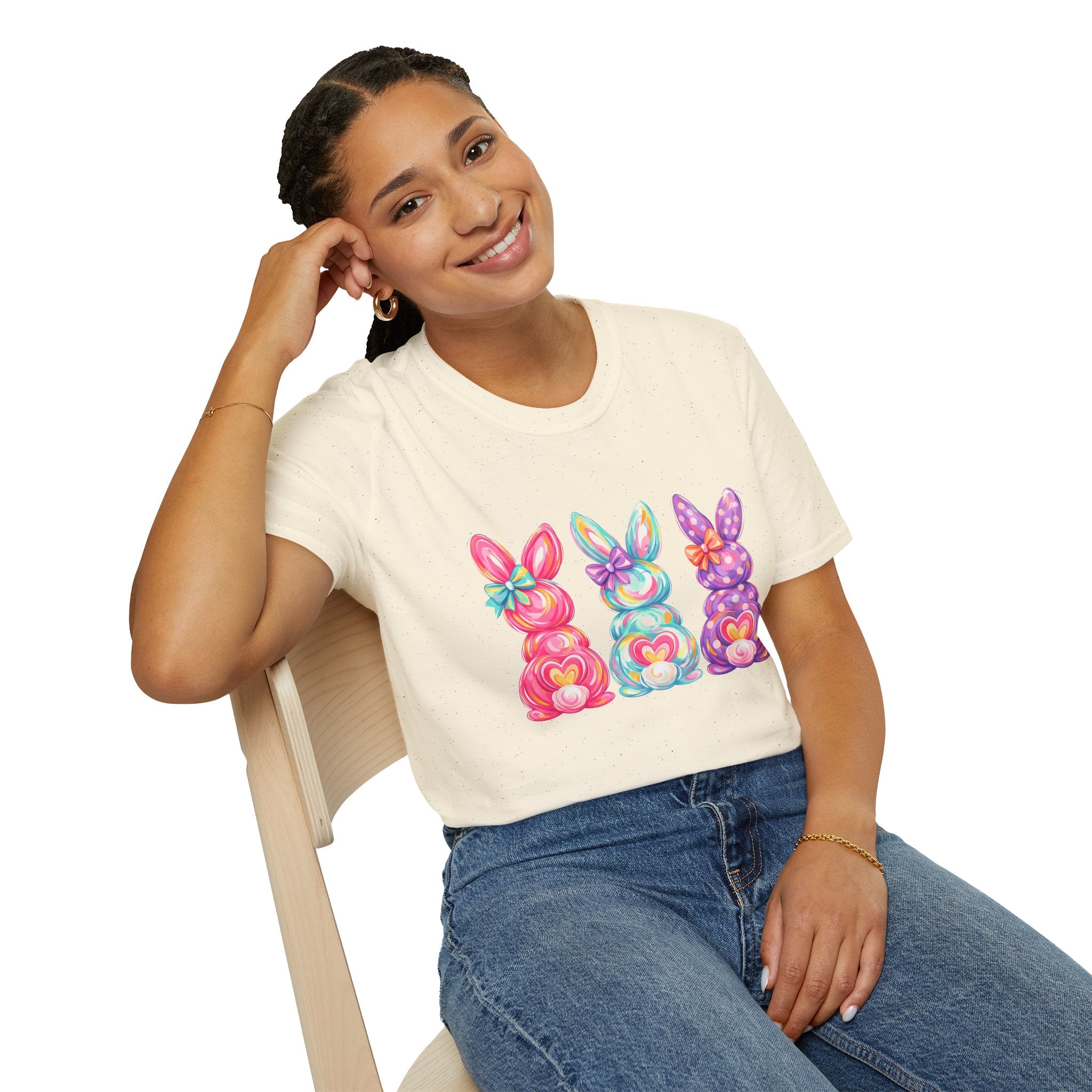 Easter Rainbow Bunny Trio T-Shirt