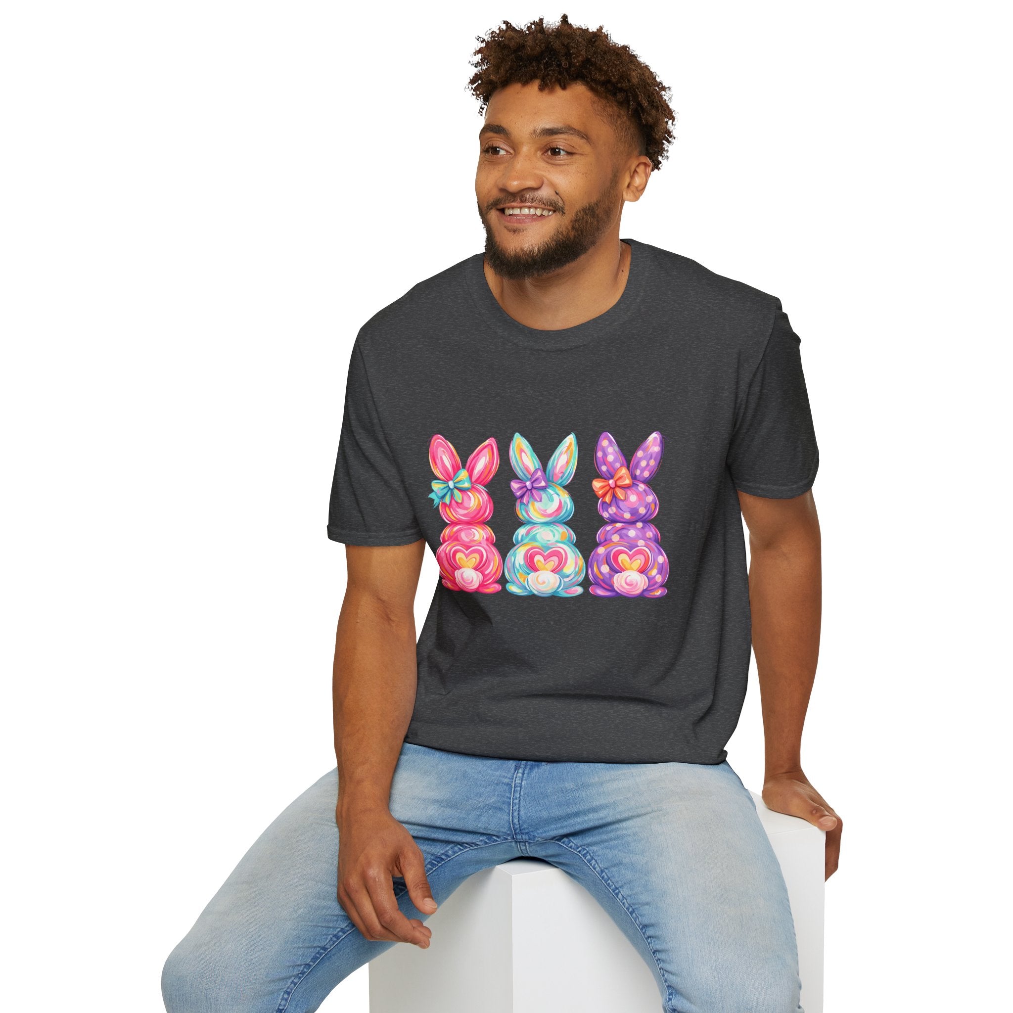 Easter Rainbow Bunny Trio T-Shirt
