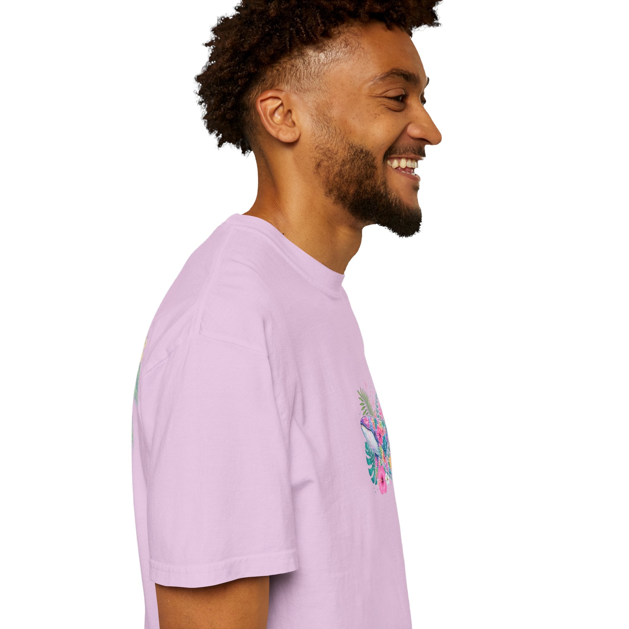 Miami Beach Club T‑Shirt — Retro Flamingo Tropical Floral Graphic Tee