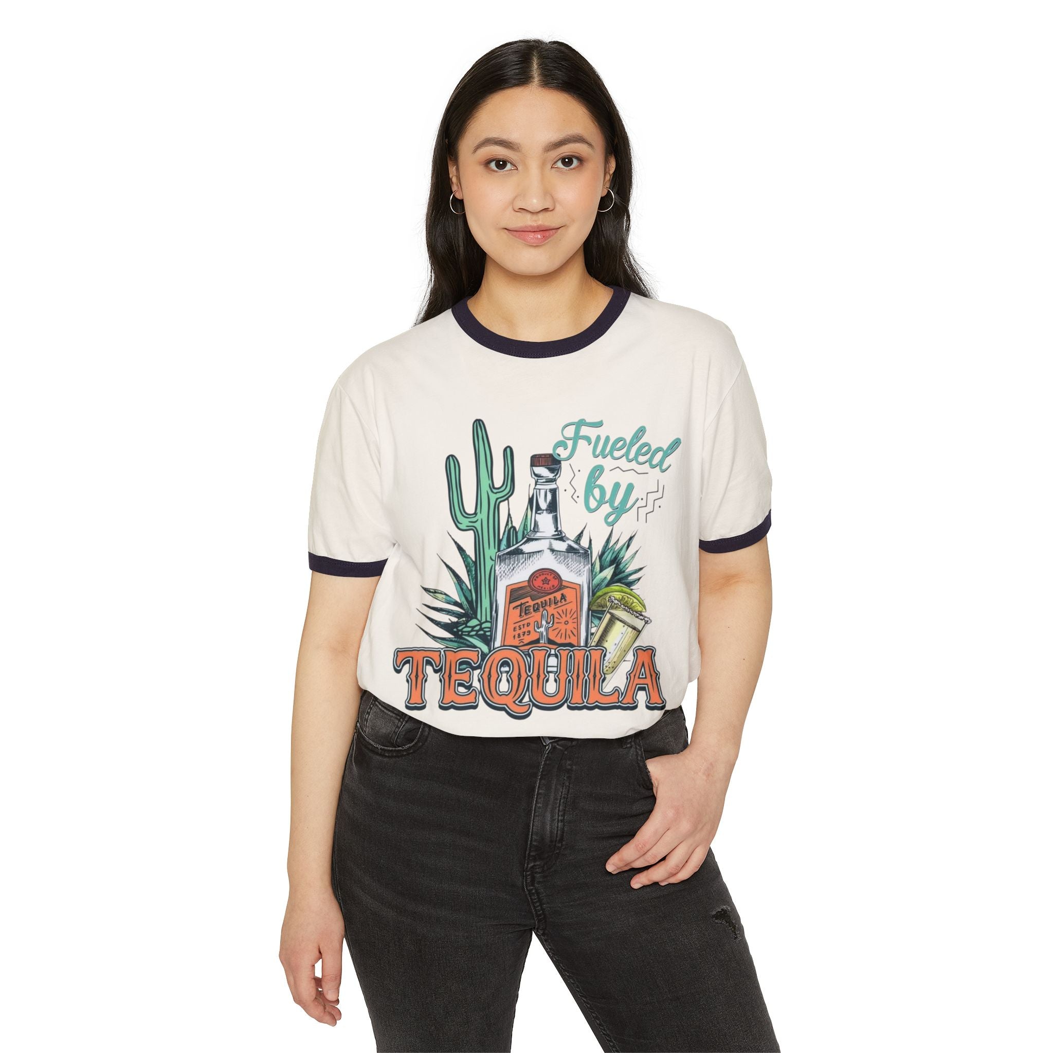Fueled by Tequila Ringer T-Shirt