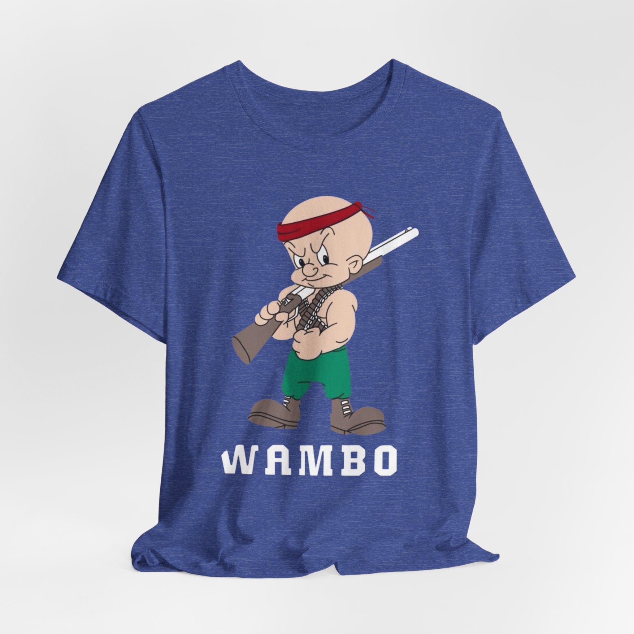 Wambo Funny Action Parody Tee | Cartoon Streetwear Graphic Shirt